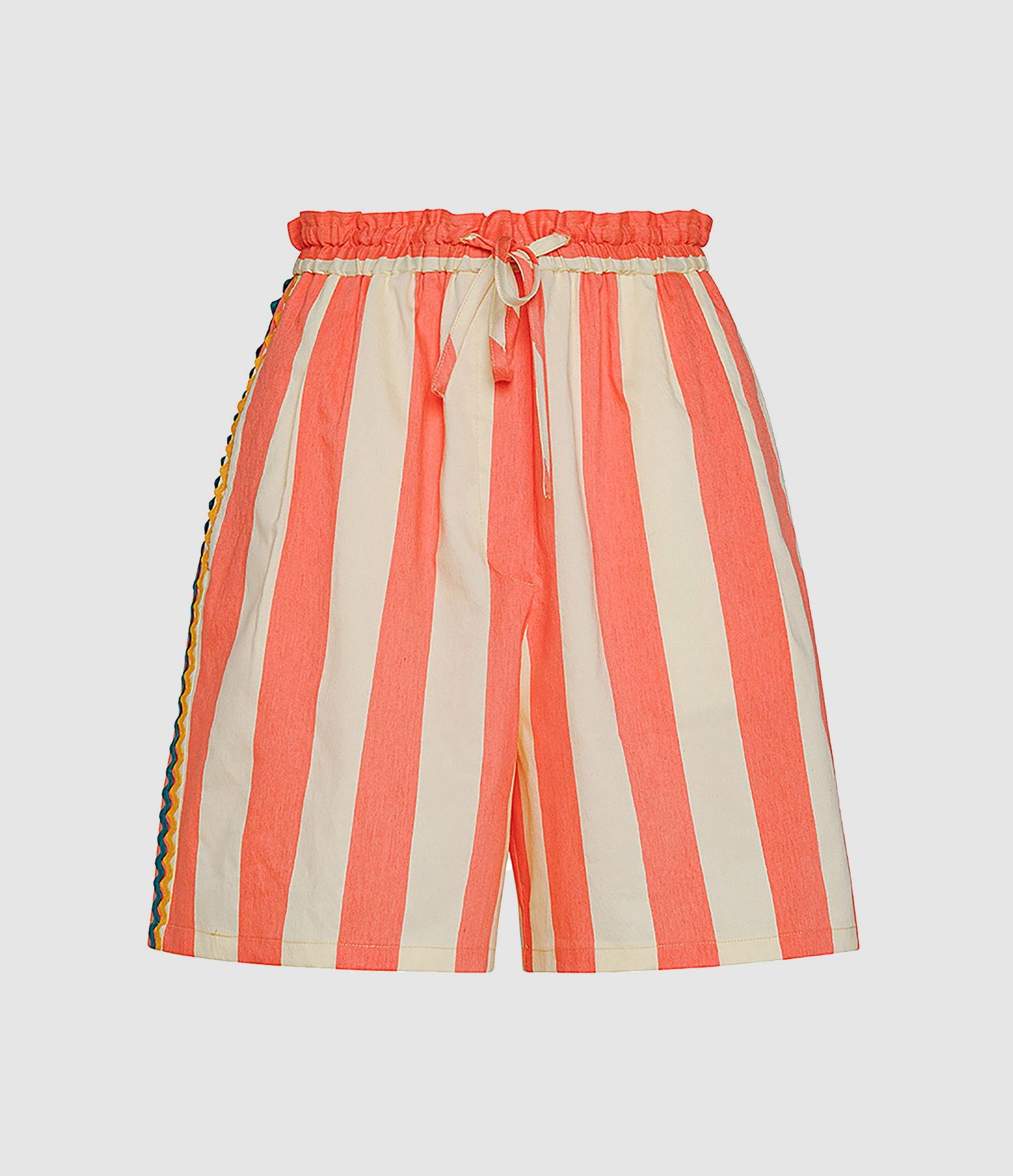 Bermuda Rayures Orange