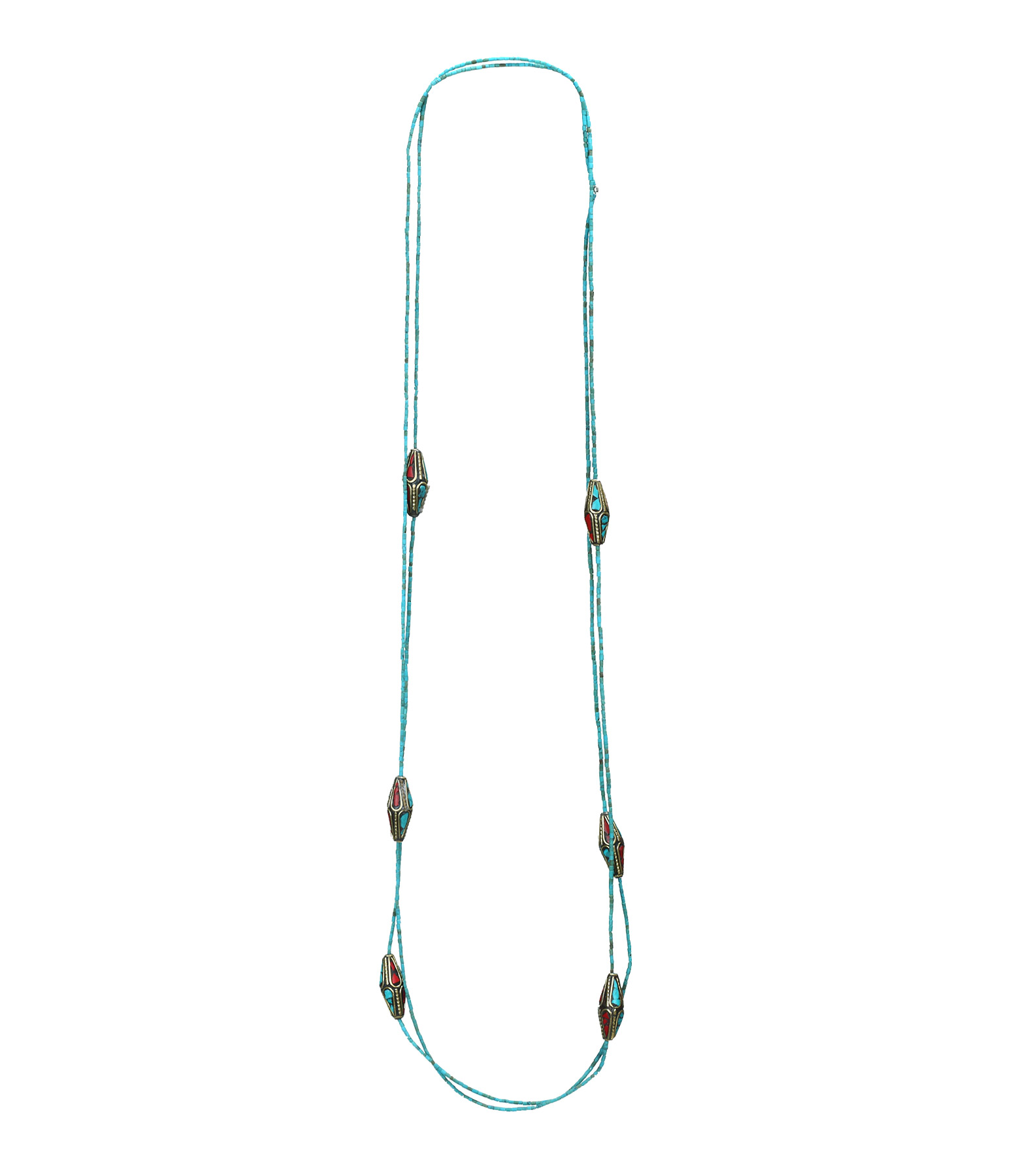 Sautoir Duo Turquoise