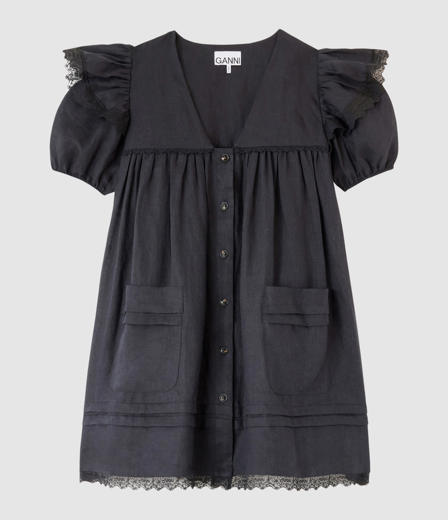 Robe Light Linen Angel Black