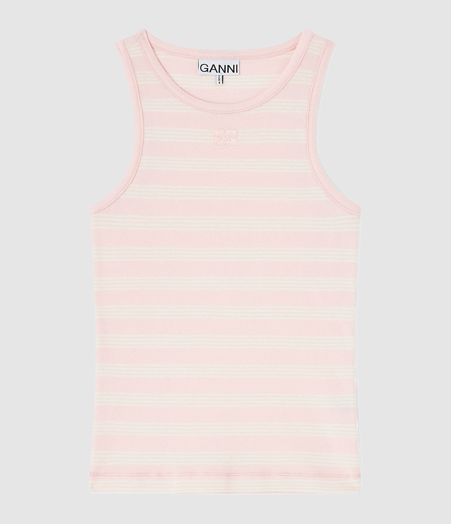 Débardeur Soft Cotton Rib Chalk Pink
