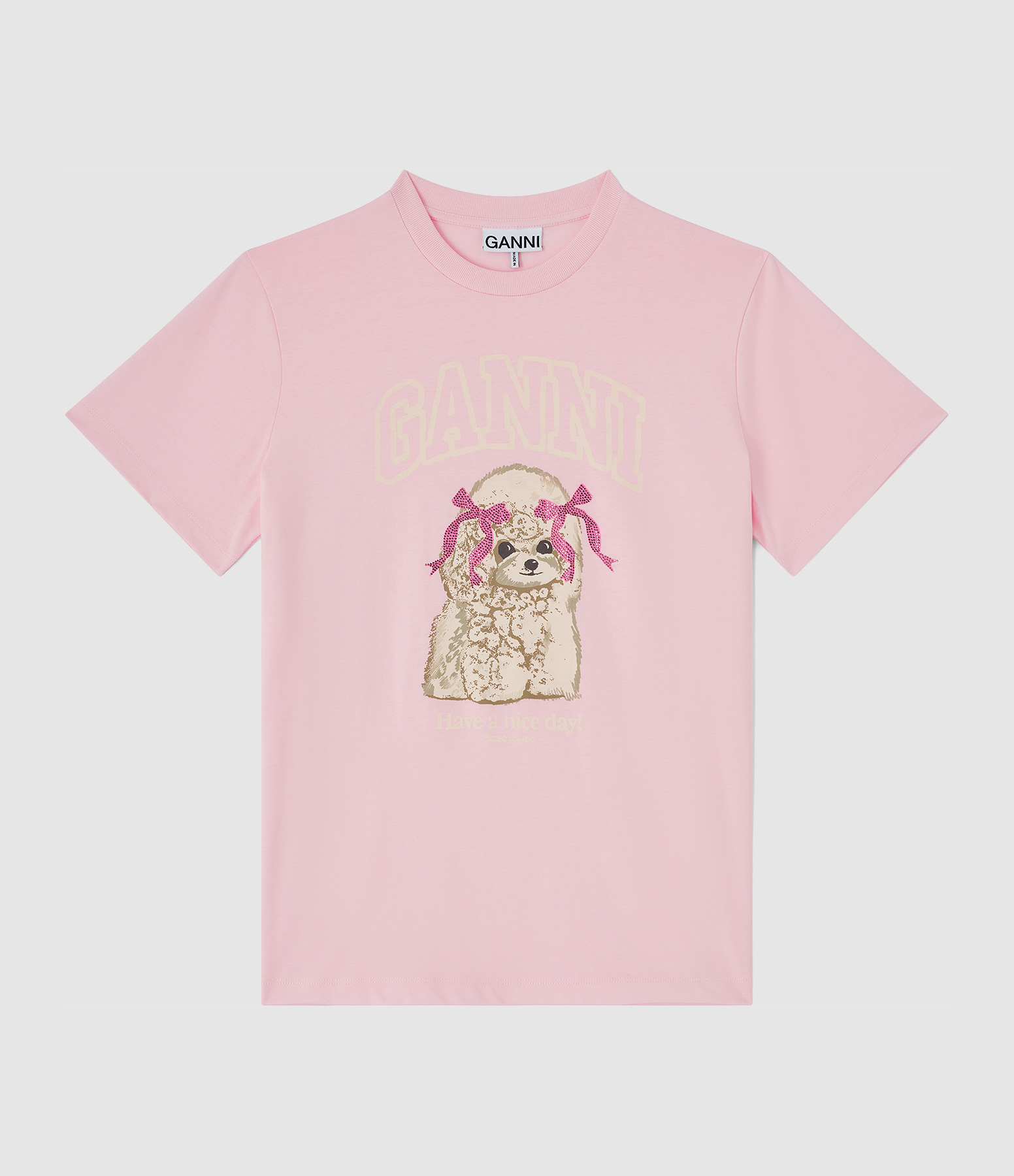 T-Shirt Basic cotton Jersey Chalk Pink
