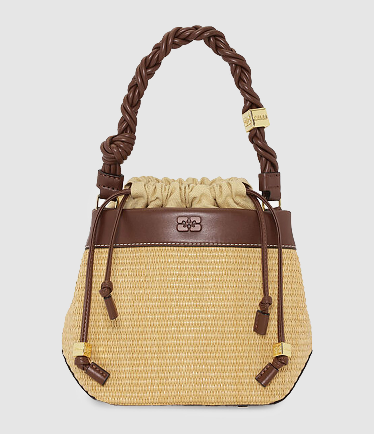 Sac Bucket Bou Raphia Naturel
