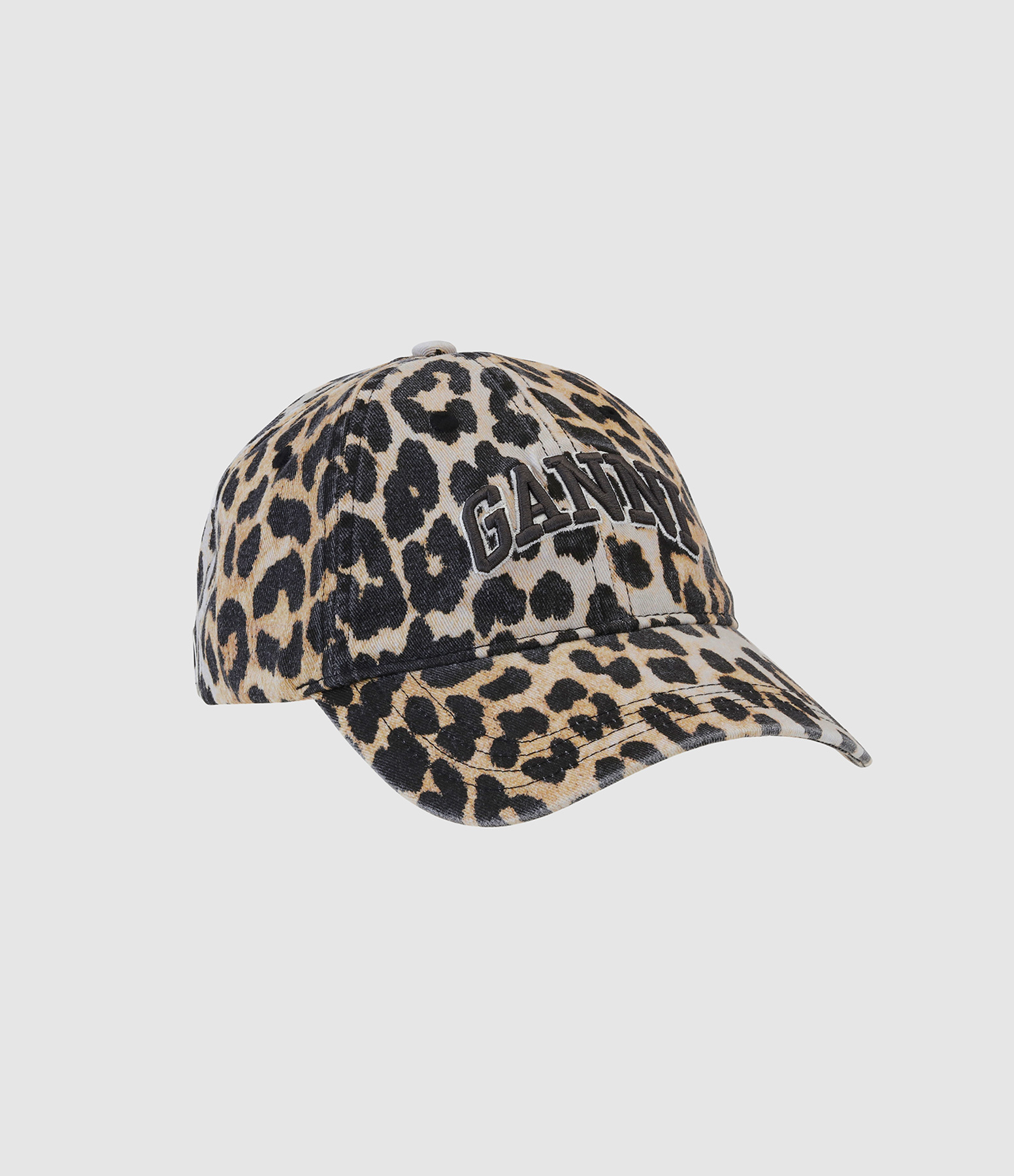 Casquette Washed Leo Emb Leopard