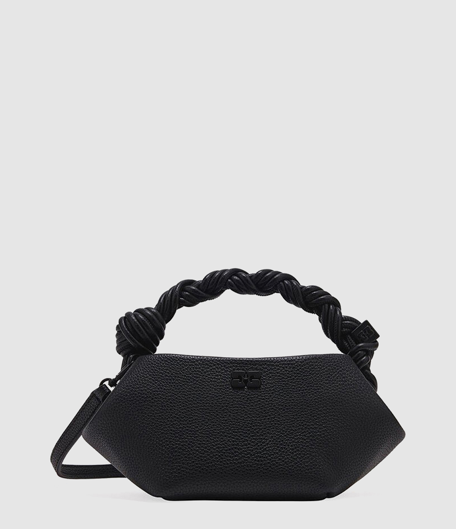 Sac Mini Bou Grained Printed Black