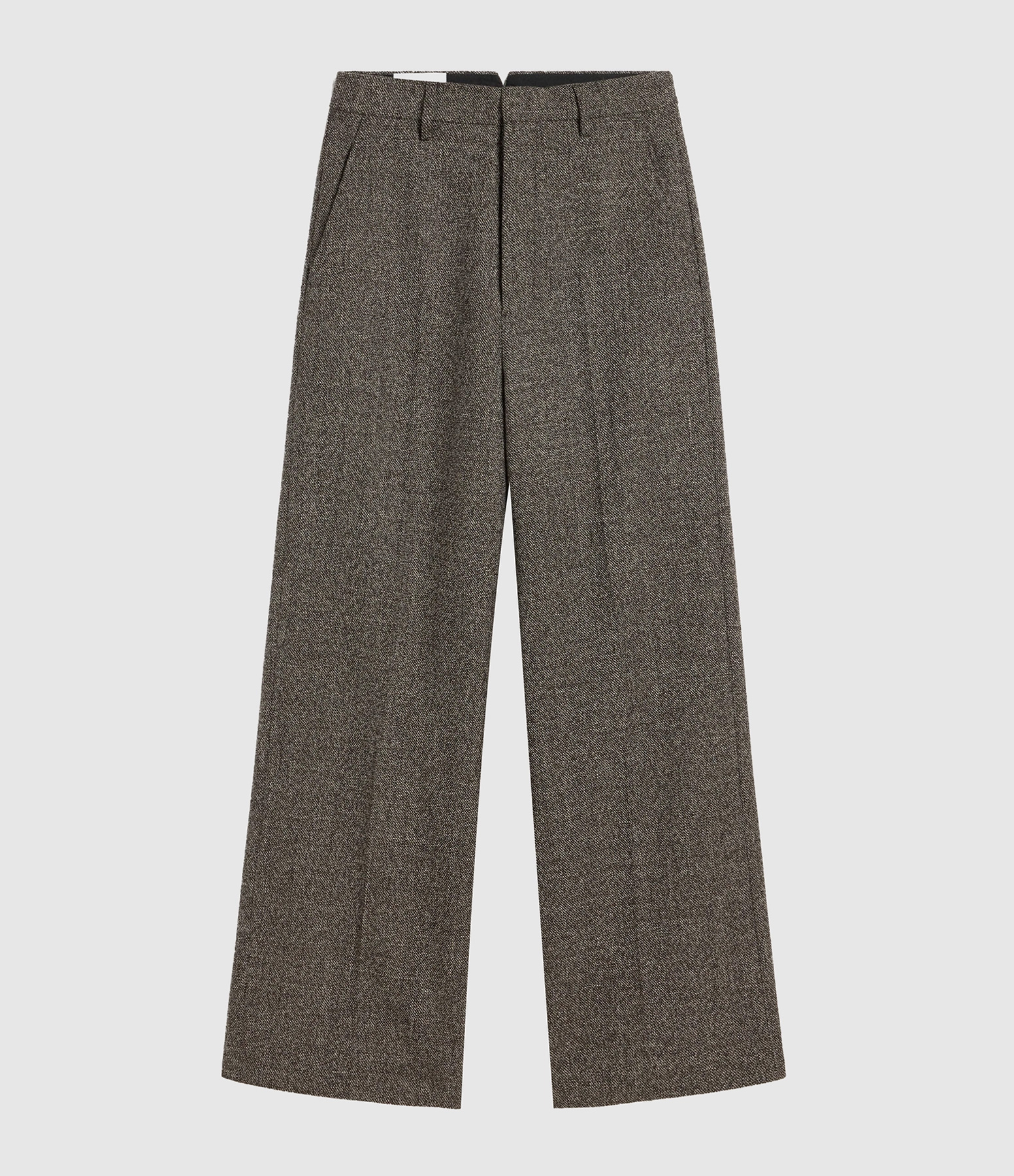 Pantalon Large Gris Chiné