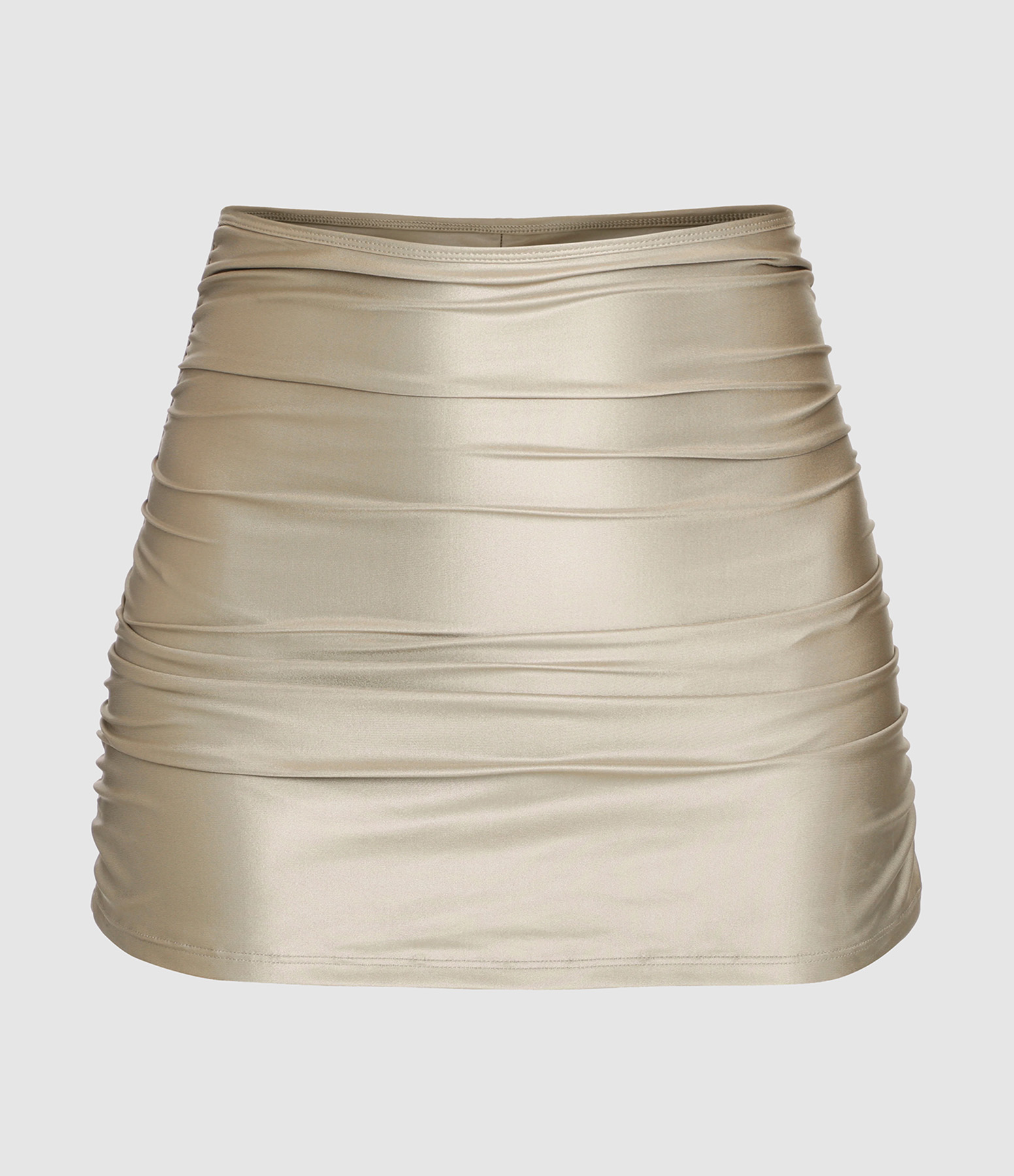 Maillot de bain Jupe High Waisted Glowy Swimsuit Beige