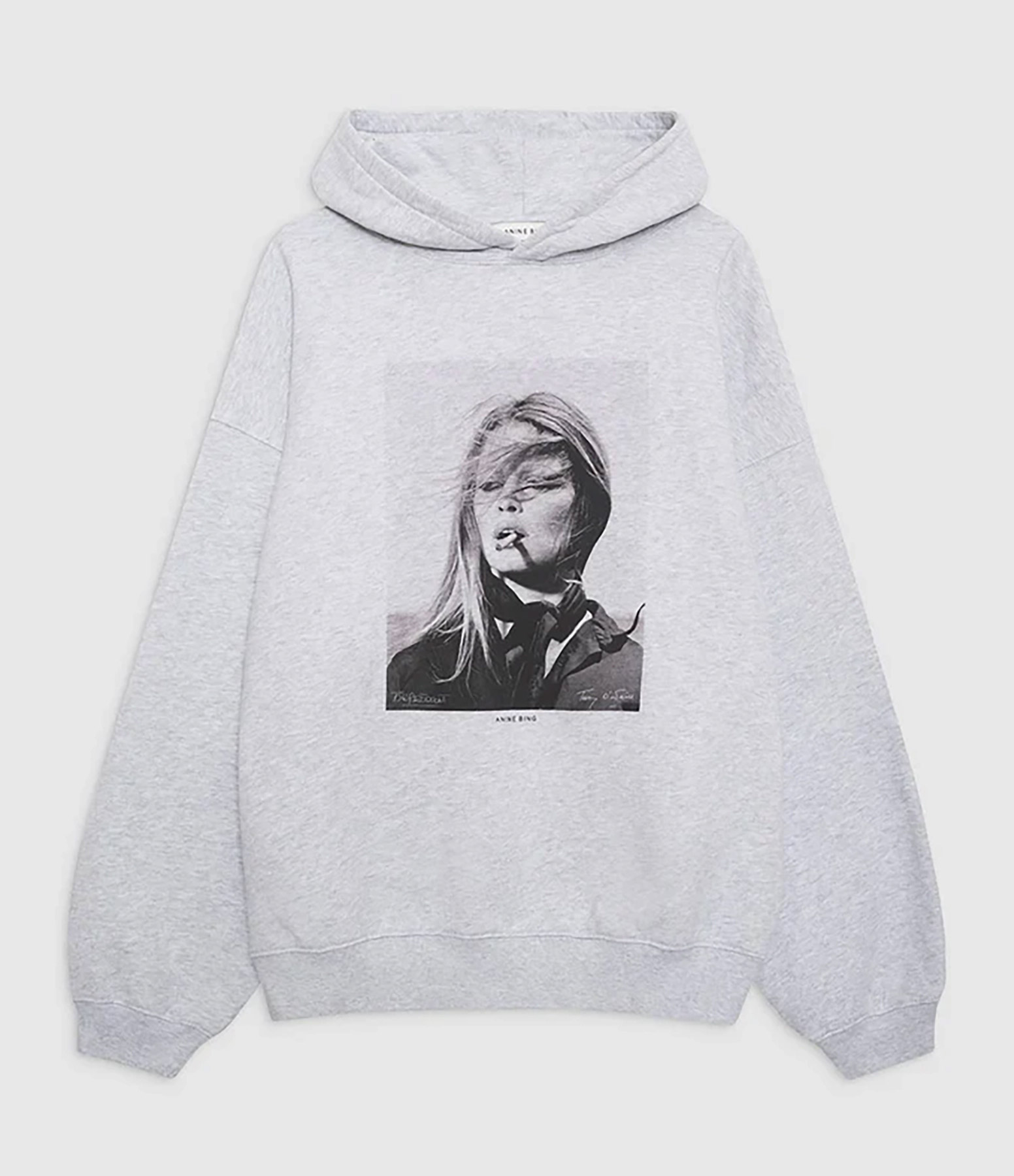 Sweatshirt Harvey Coton Gris, AB x TO x Brigitte Bardot