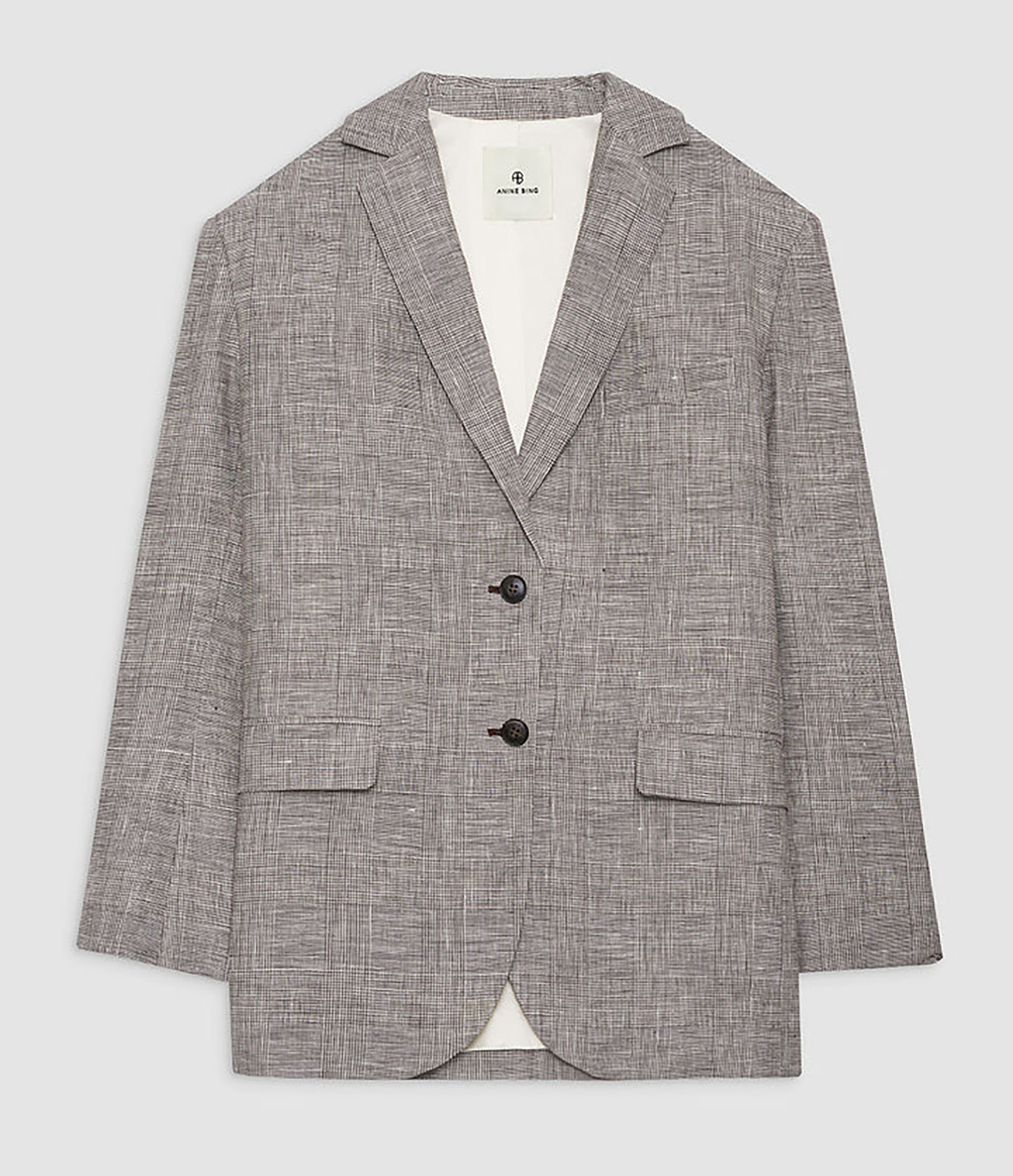 Veste Blazer Quinn Brown Plaid