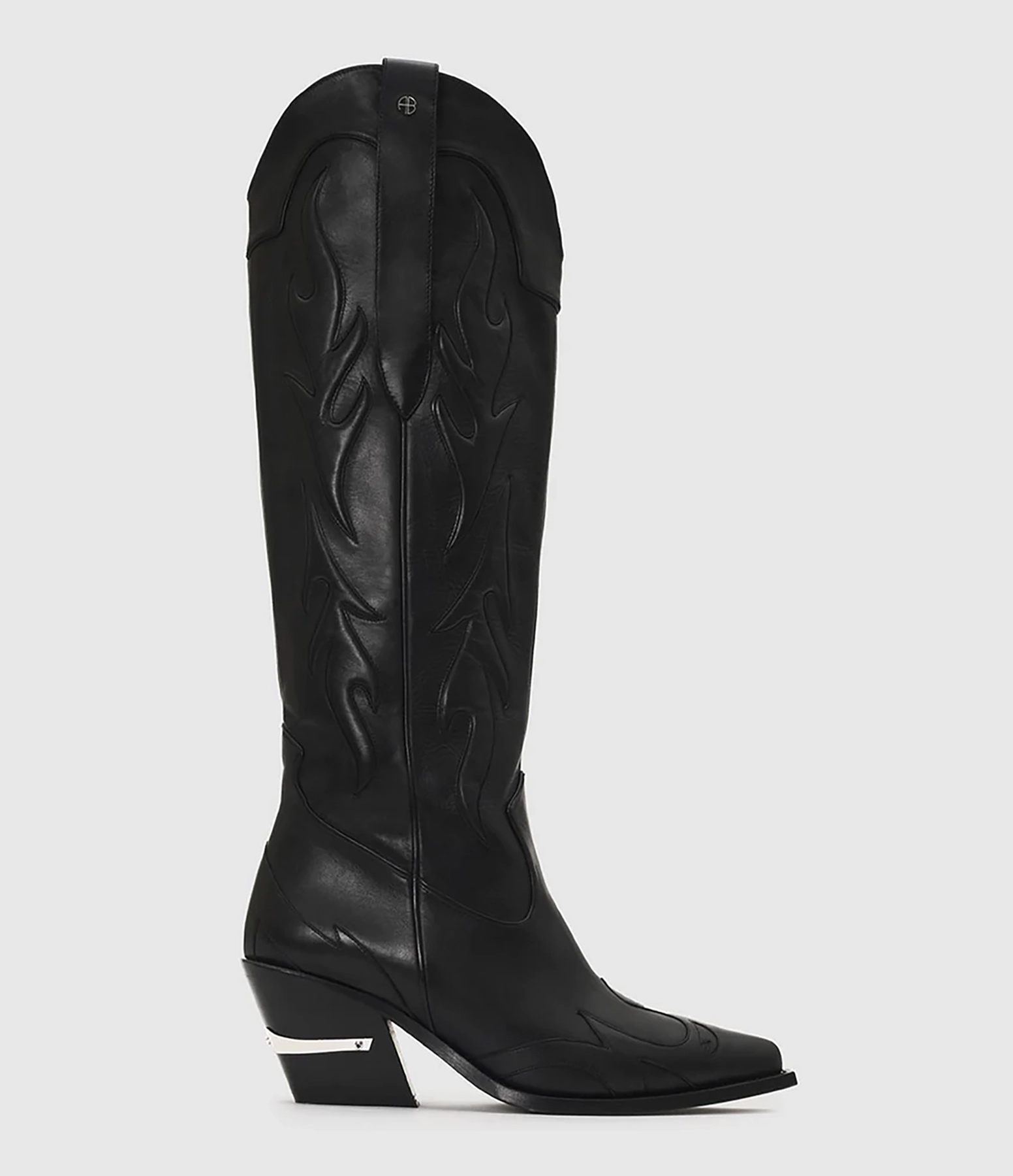 Bottes Tall Tania Cuir Noir