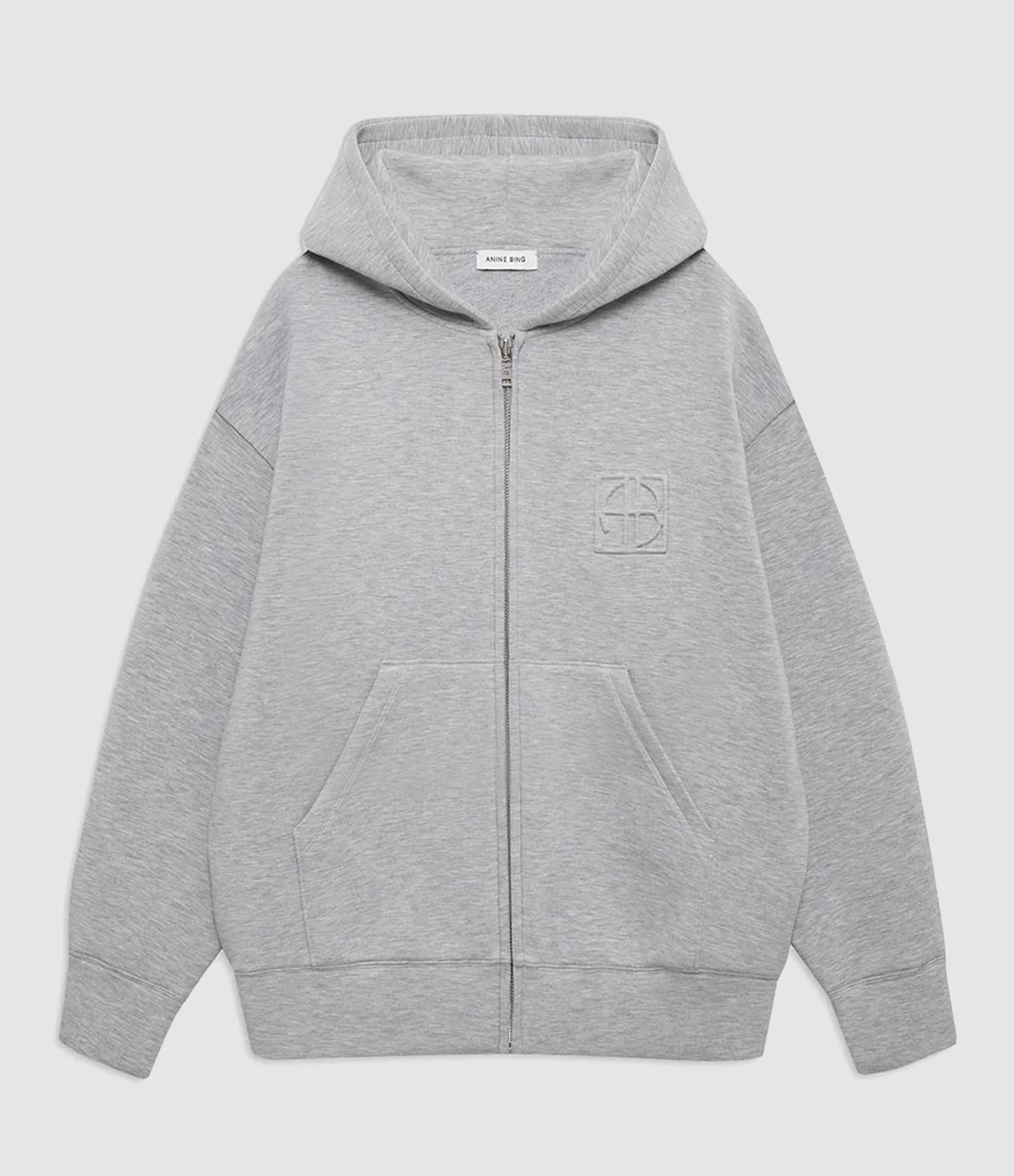 Veste Zip Heather Bond Up Grey
