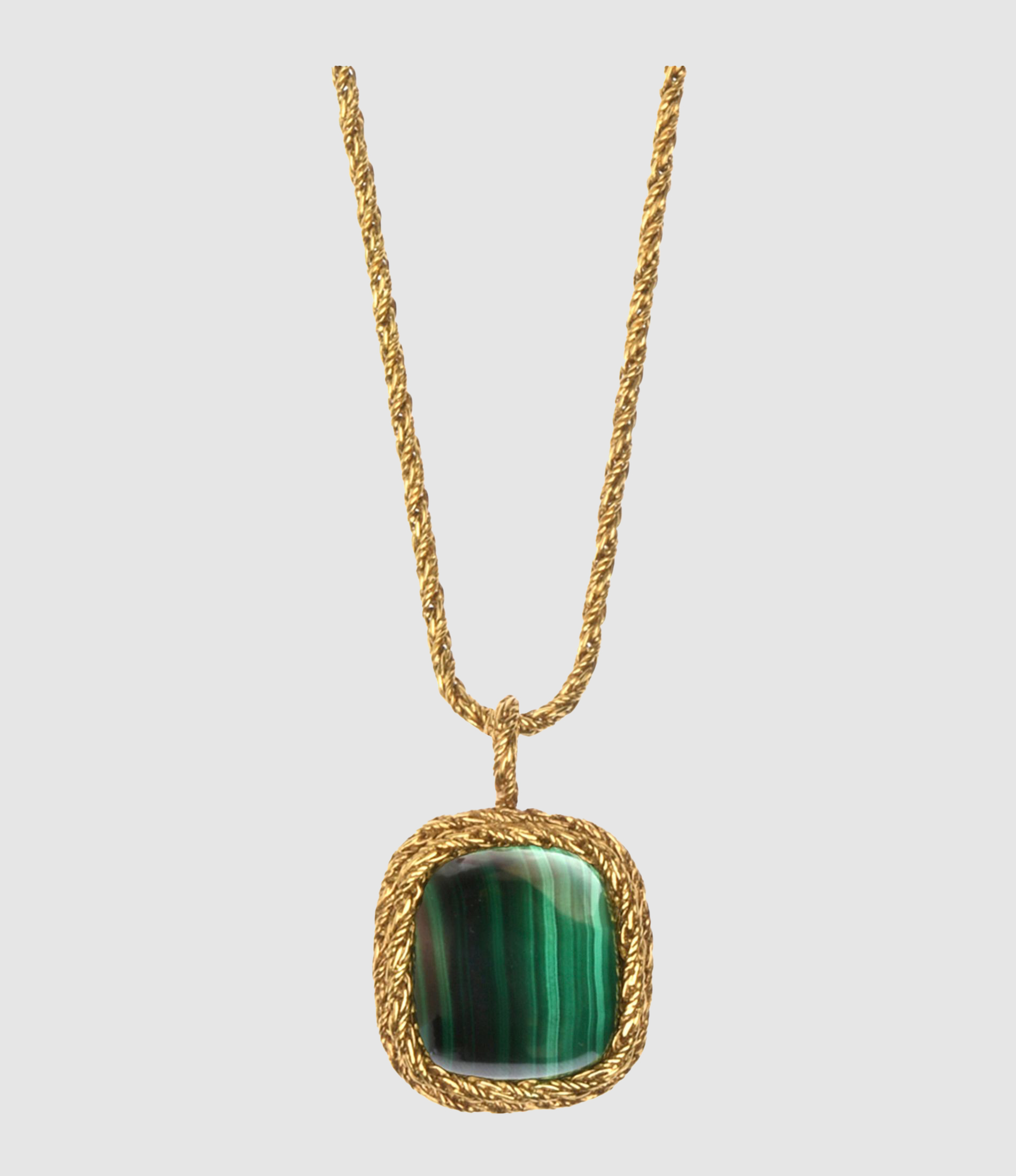 Sautoir Miki Malachite