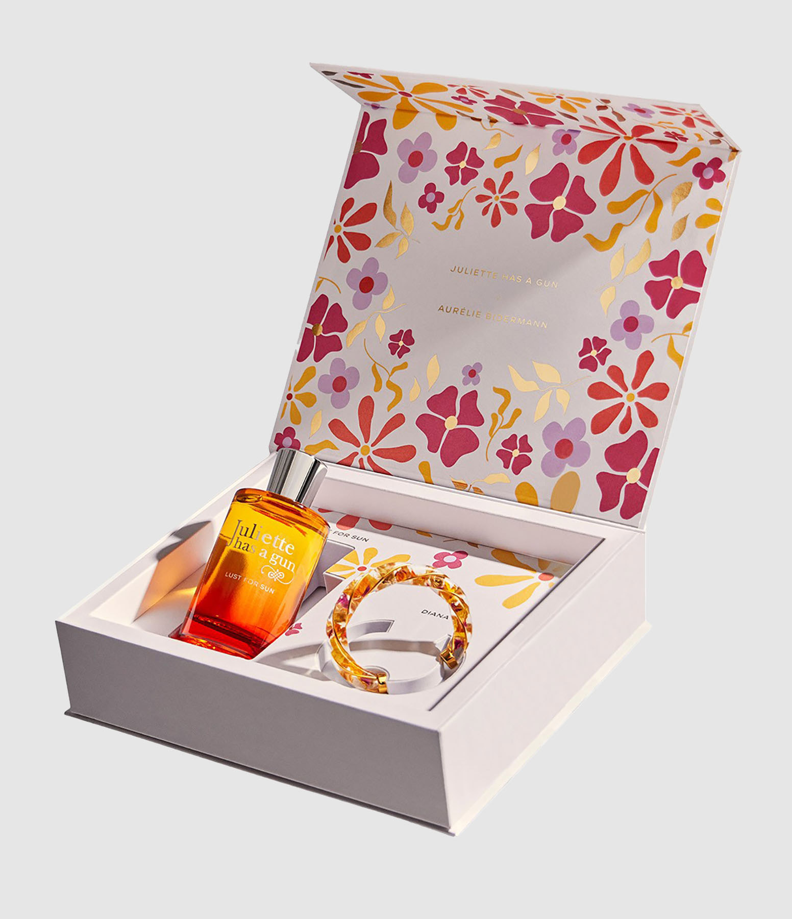 Coffret Diana x Lust For Sun 100ml, Collaboration Aurélie Bidermann x Juliette Has A Gun