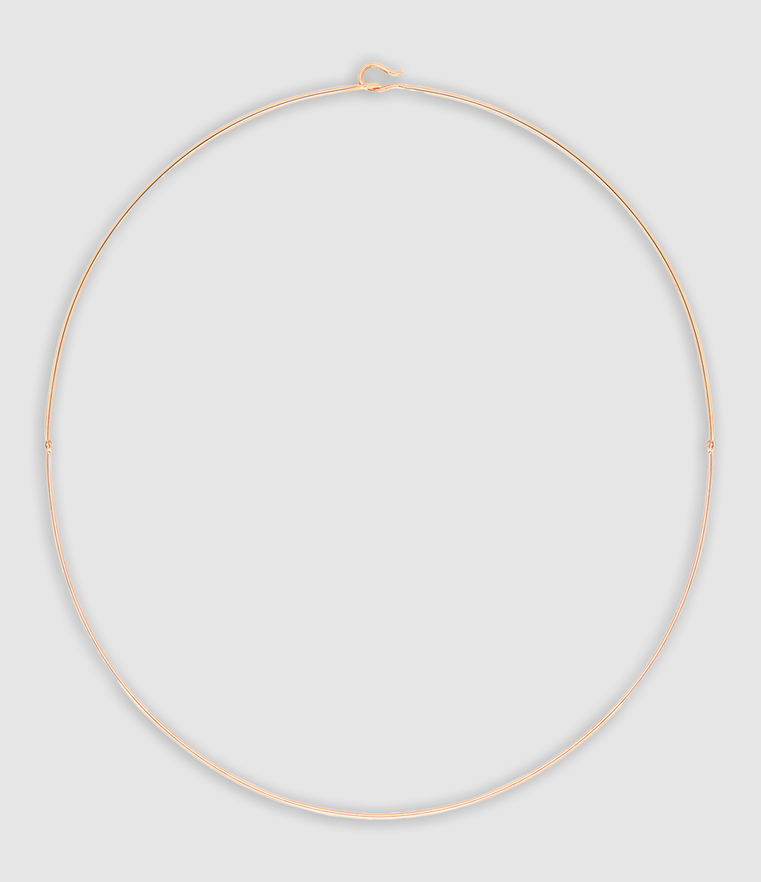 Collier Articulé avec Crochet Or Rose