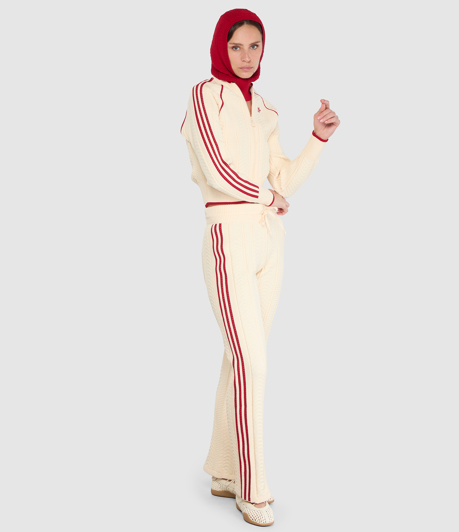 Pantalon Premium Originals Warm Vanilla/Team Victory Red