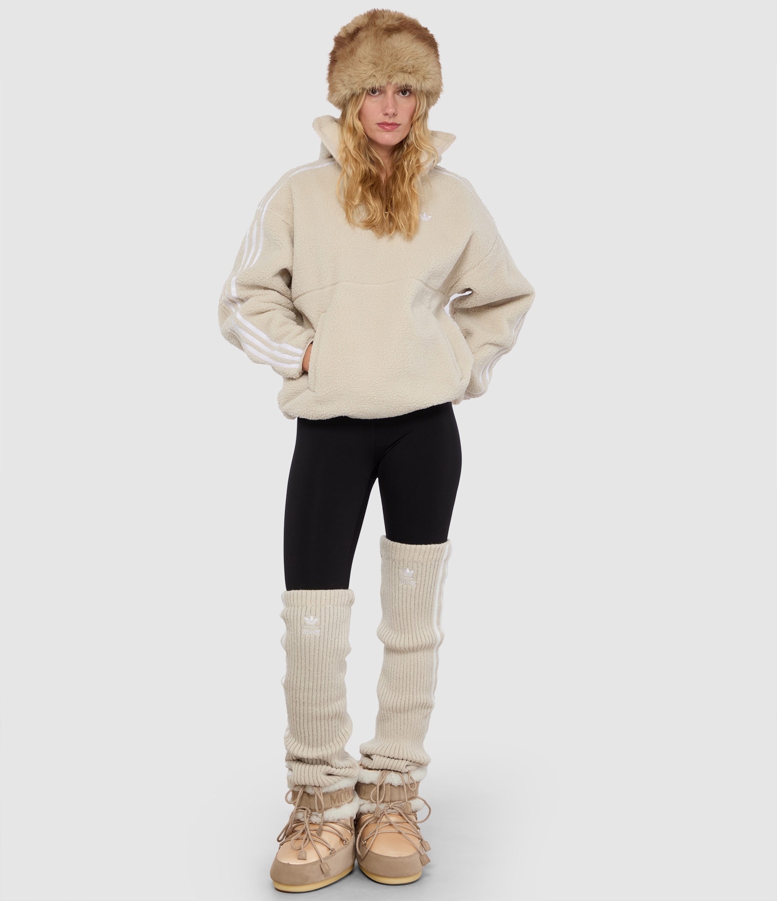 Guêtres Clear Brown/White, Capsule Jennie