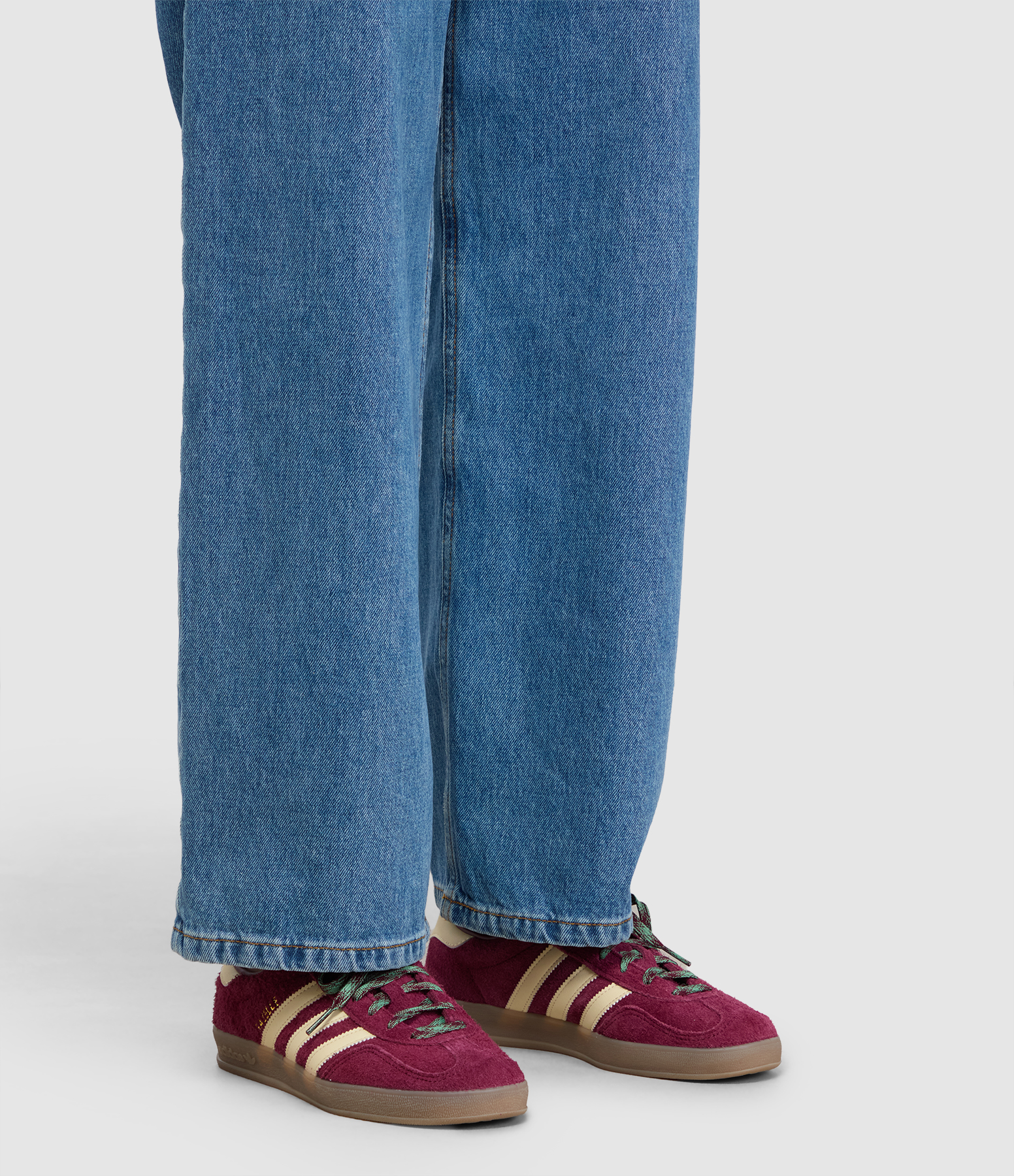 Baskets Gazelle Maroon/Warm Vanilla/Blanch Green