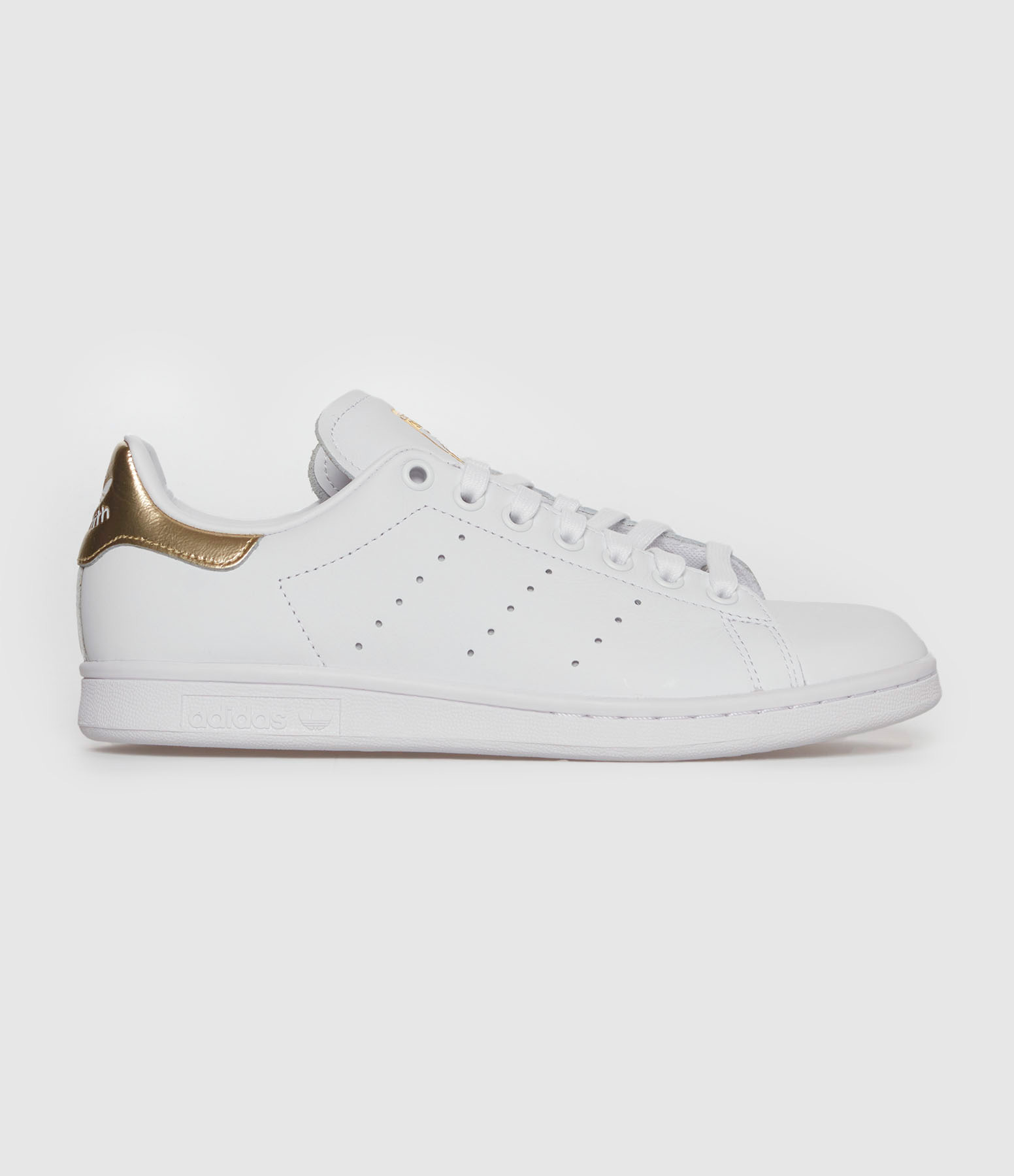 Baskets Stan Smith Blanc, Doré