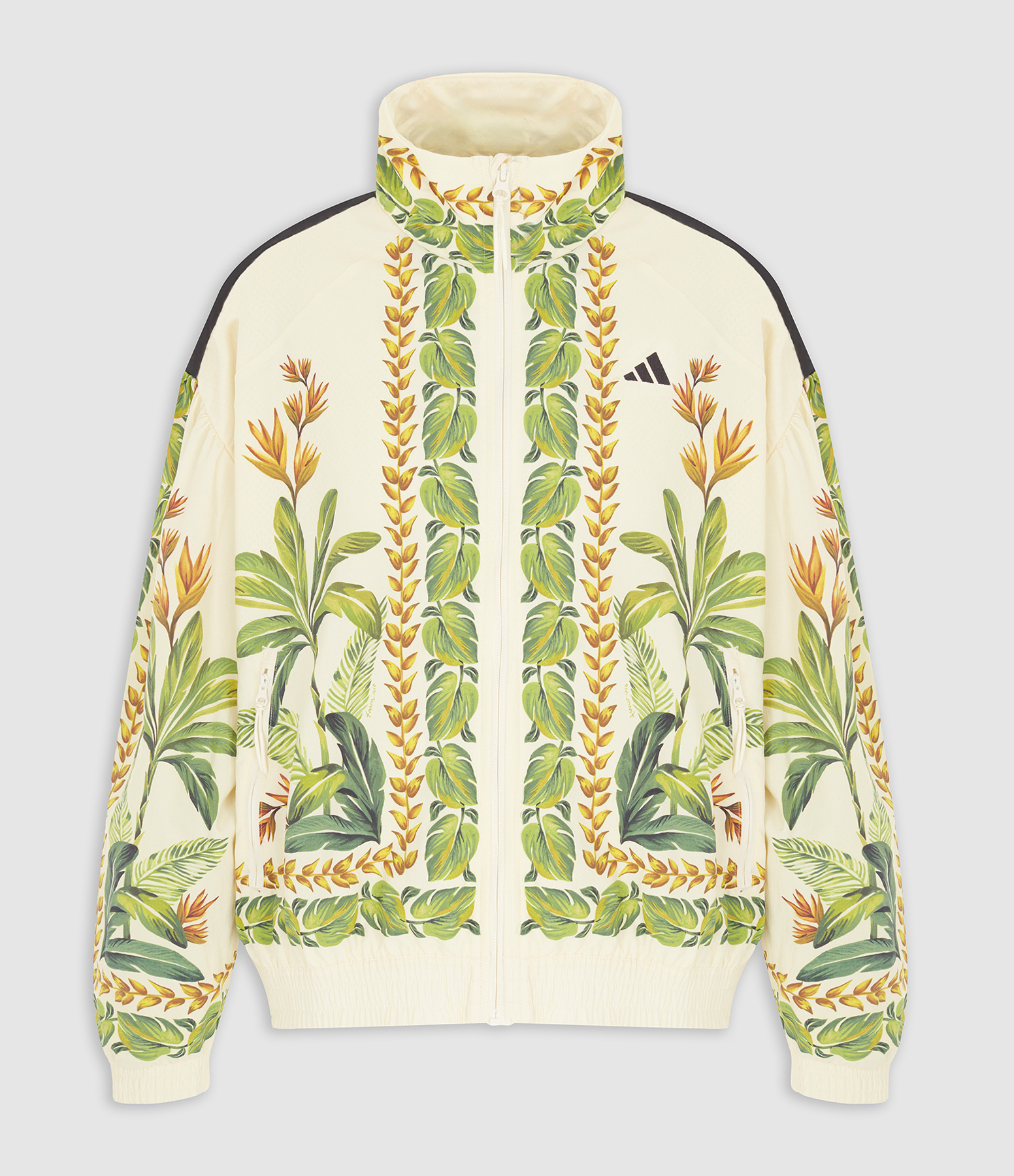 Veste Farm Prm Cream White Bogold Seflgr, Collaboration Adidas x Farm Rio