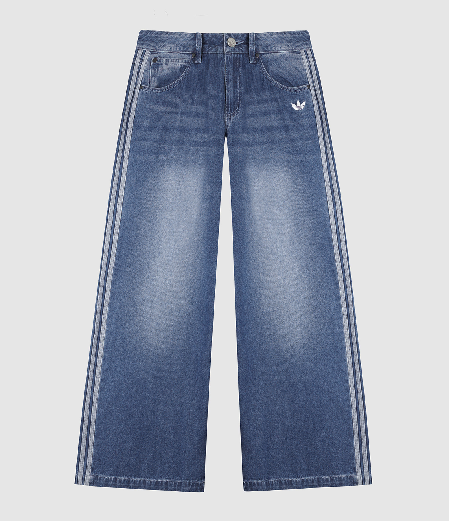 Jean Denim Wide Pant Bleu 