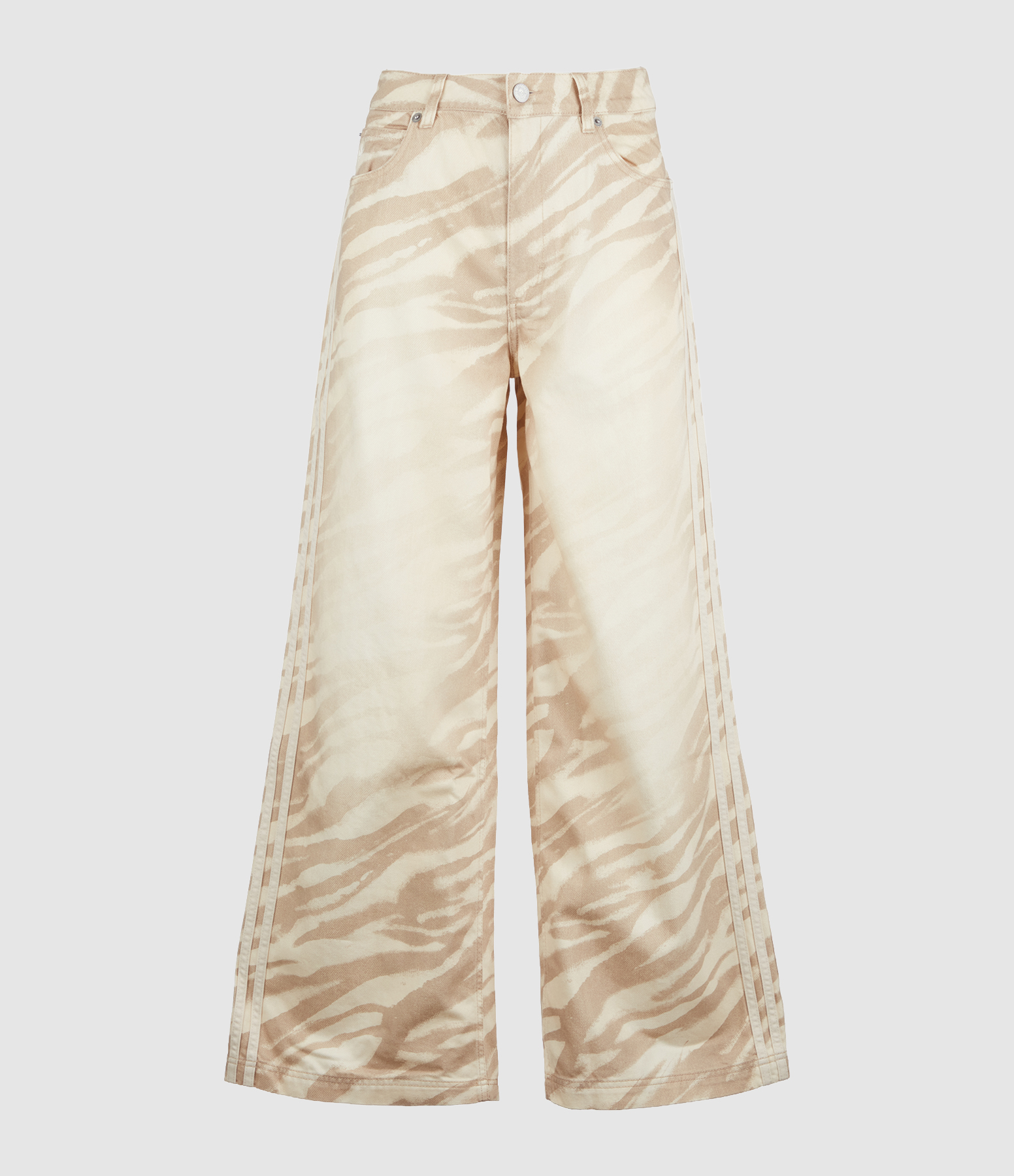 Jean Wide Leg Zebra Wonder White, Capsule Adilenium