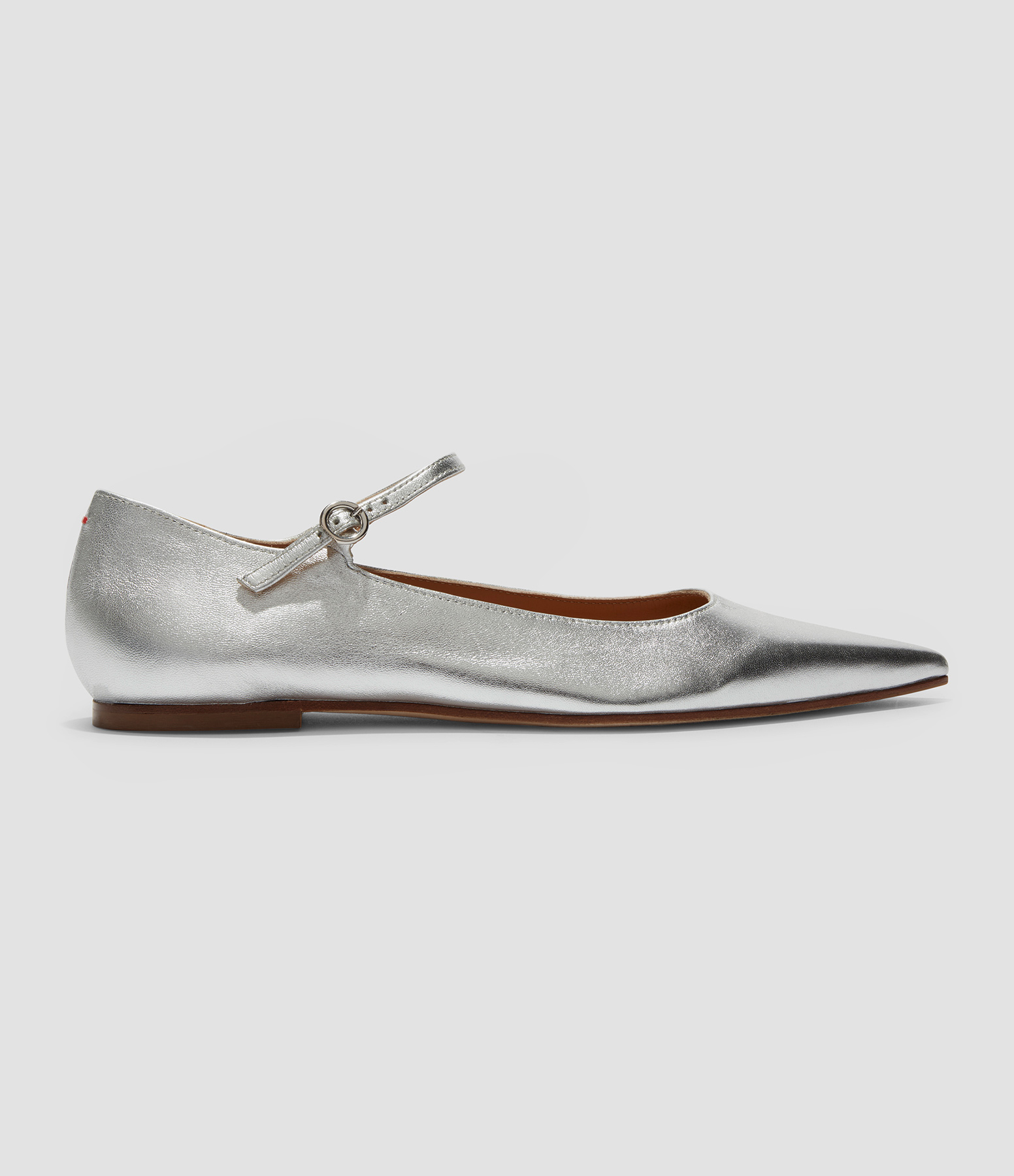 Ballerines Cleo Nappa Laminated Silver