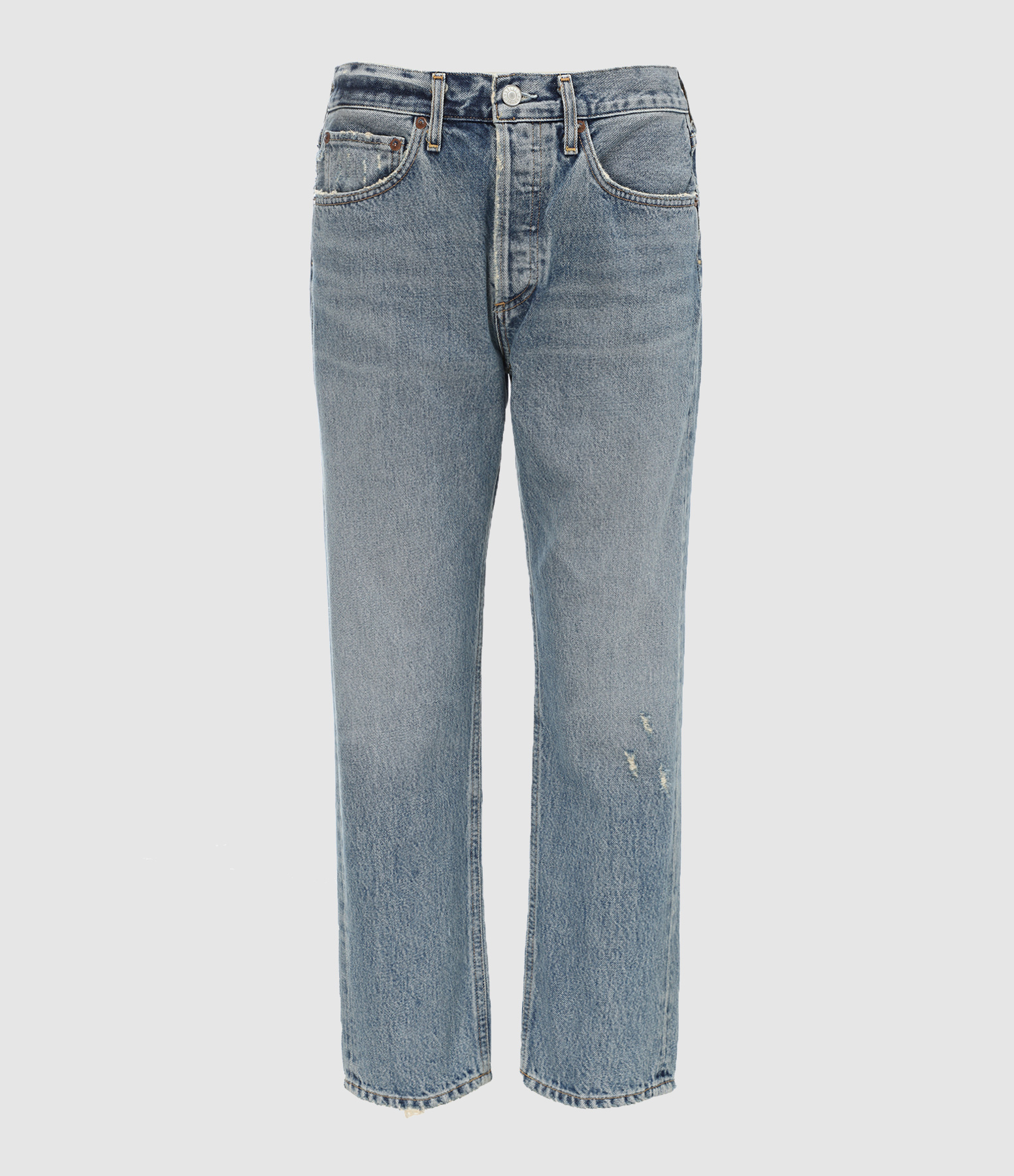 Jean Parker Denim Bleu Délavé