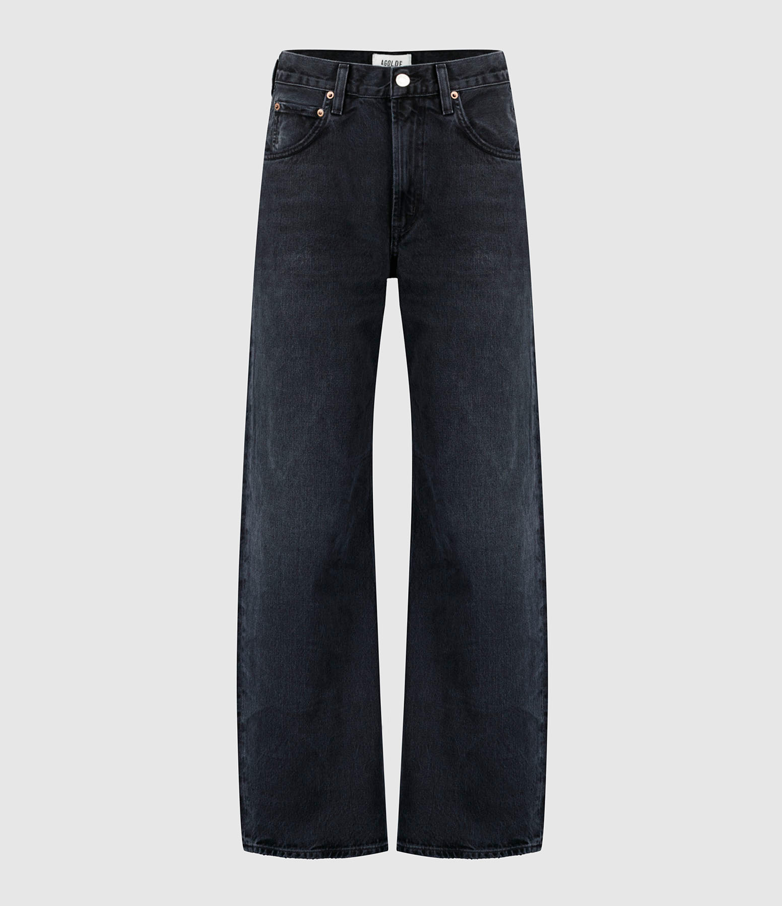 Jean Low Curve Black Tar