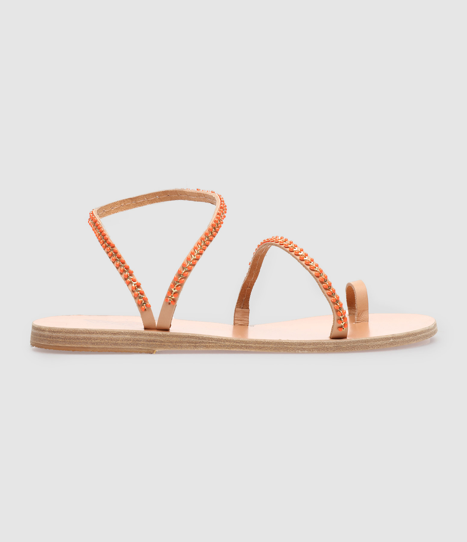 Sandales Apli Eleftheria Cuir Corail
