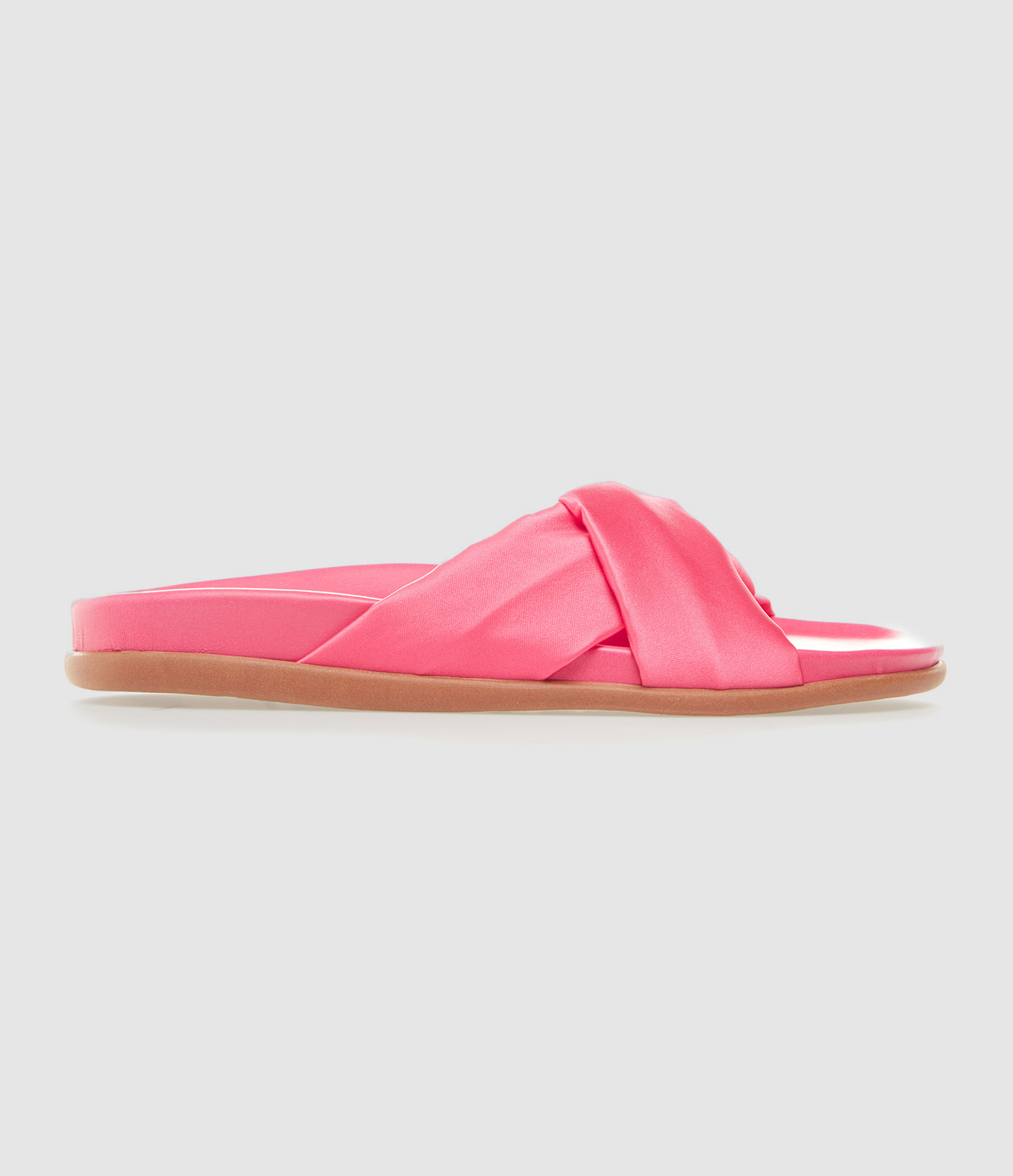 Mules Whitney Satin Fuchsia