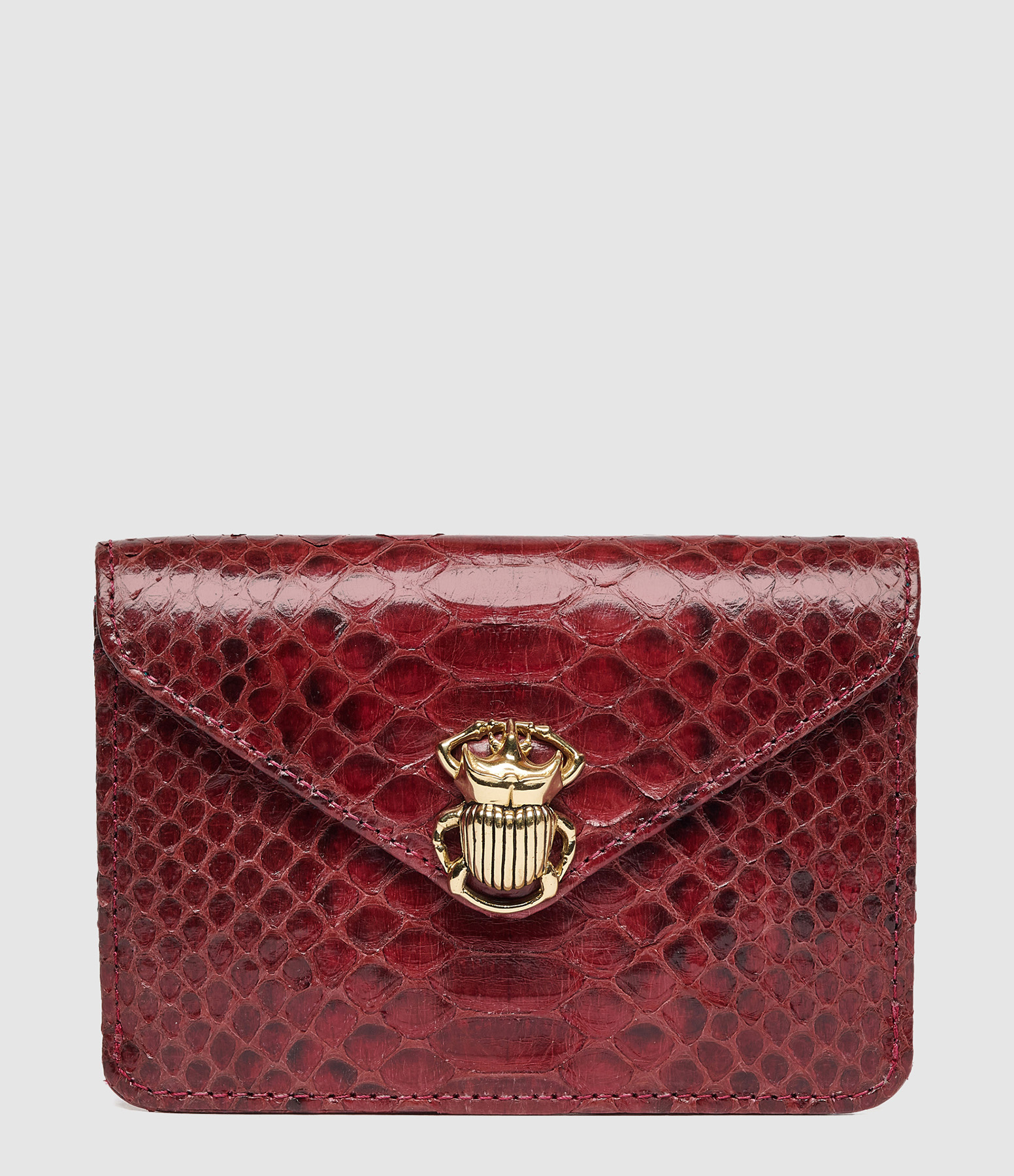 Porte Cartes Alex Burgundy