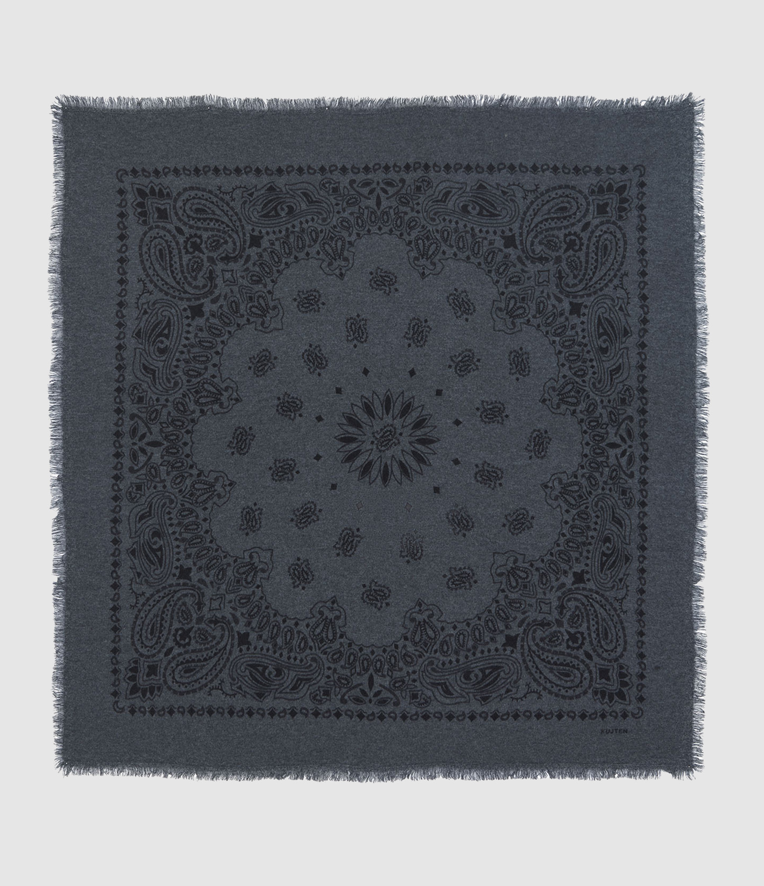 Foulard Hachiko Bico Anthra Noir