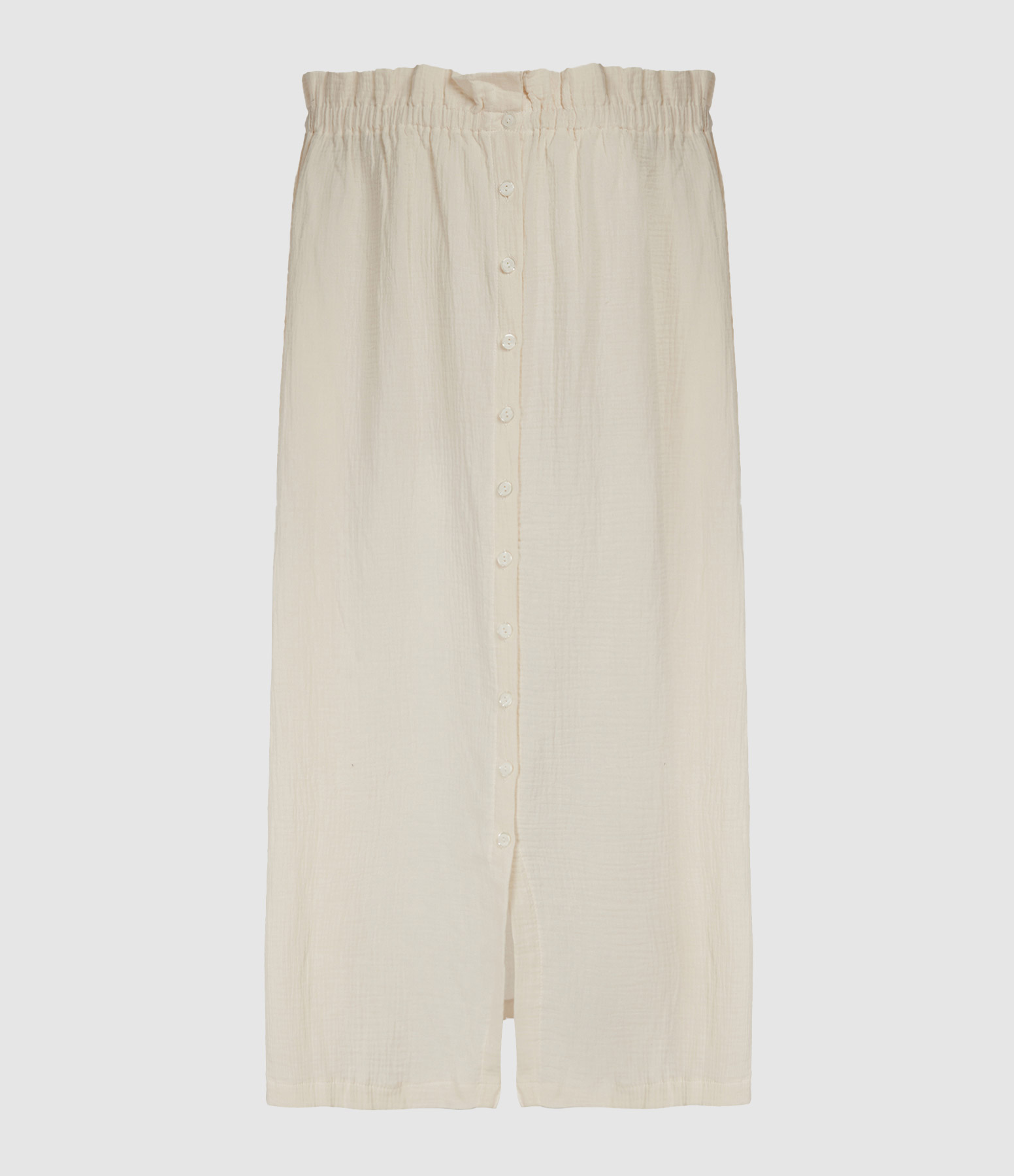 Robe Athena Gaze de Coton Écru
