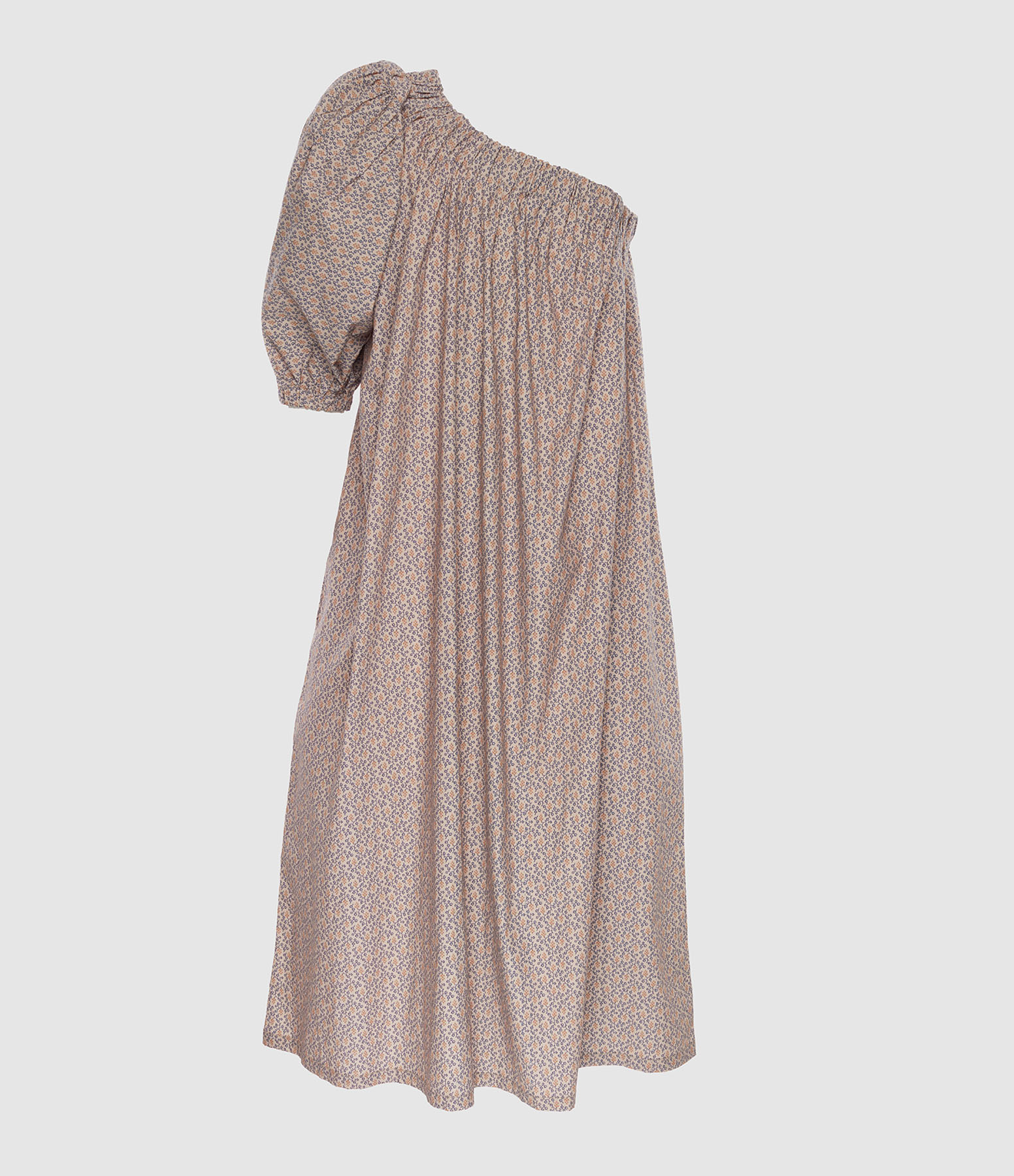 Robe Thalie Asymétrique Imprimé Fleuri