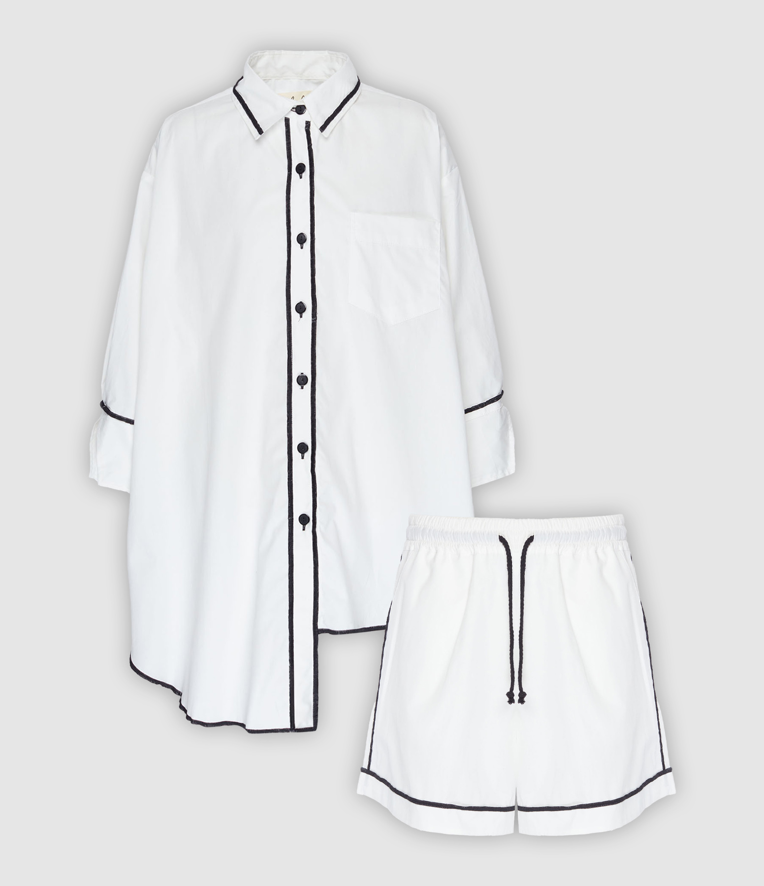 Ensemble Anthea Asymétrique Blanc