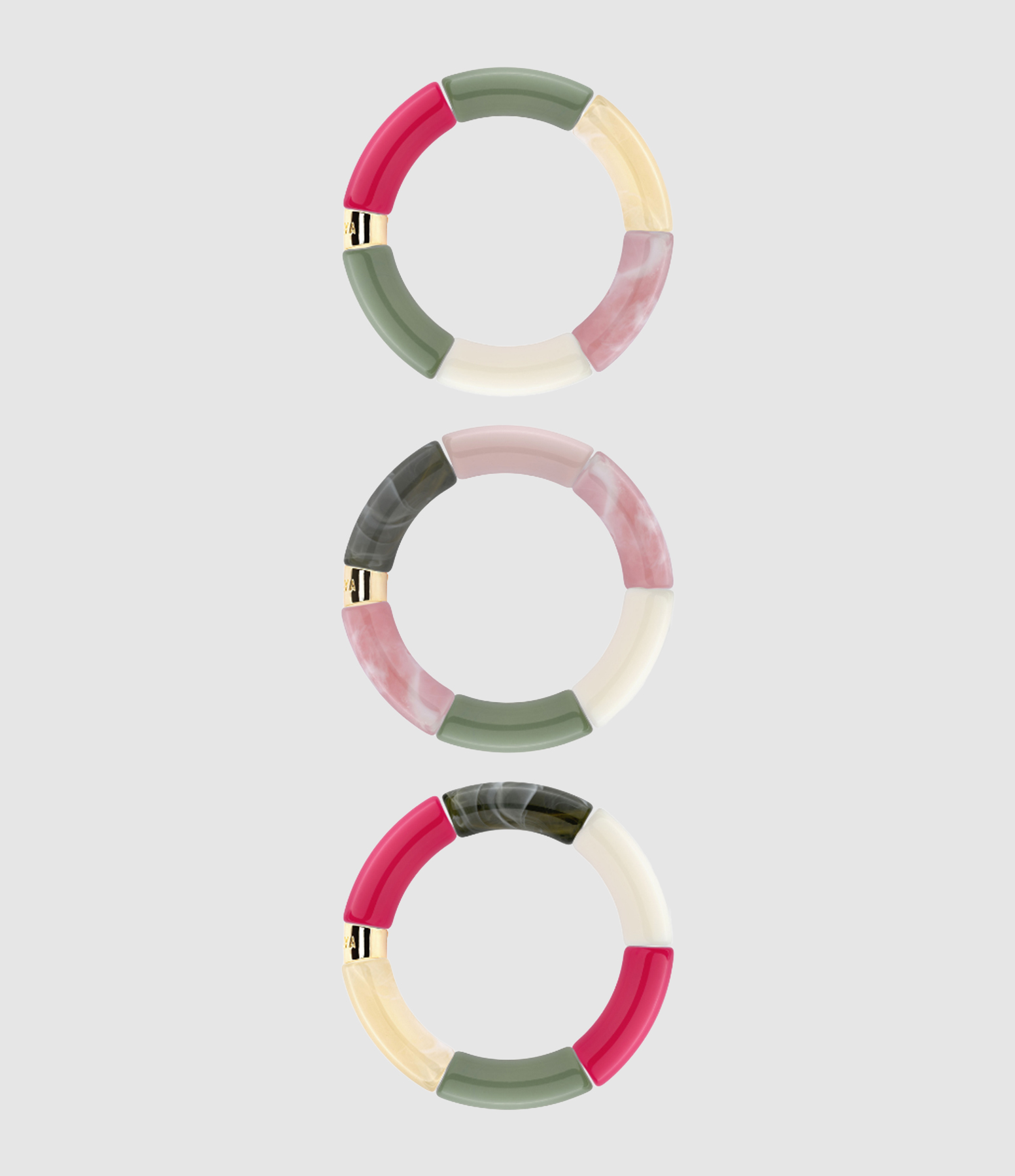 Bracelets Trio Alamanda Rose