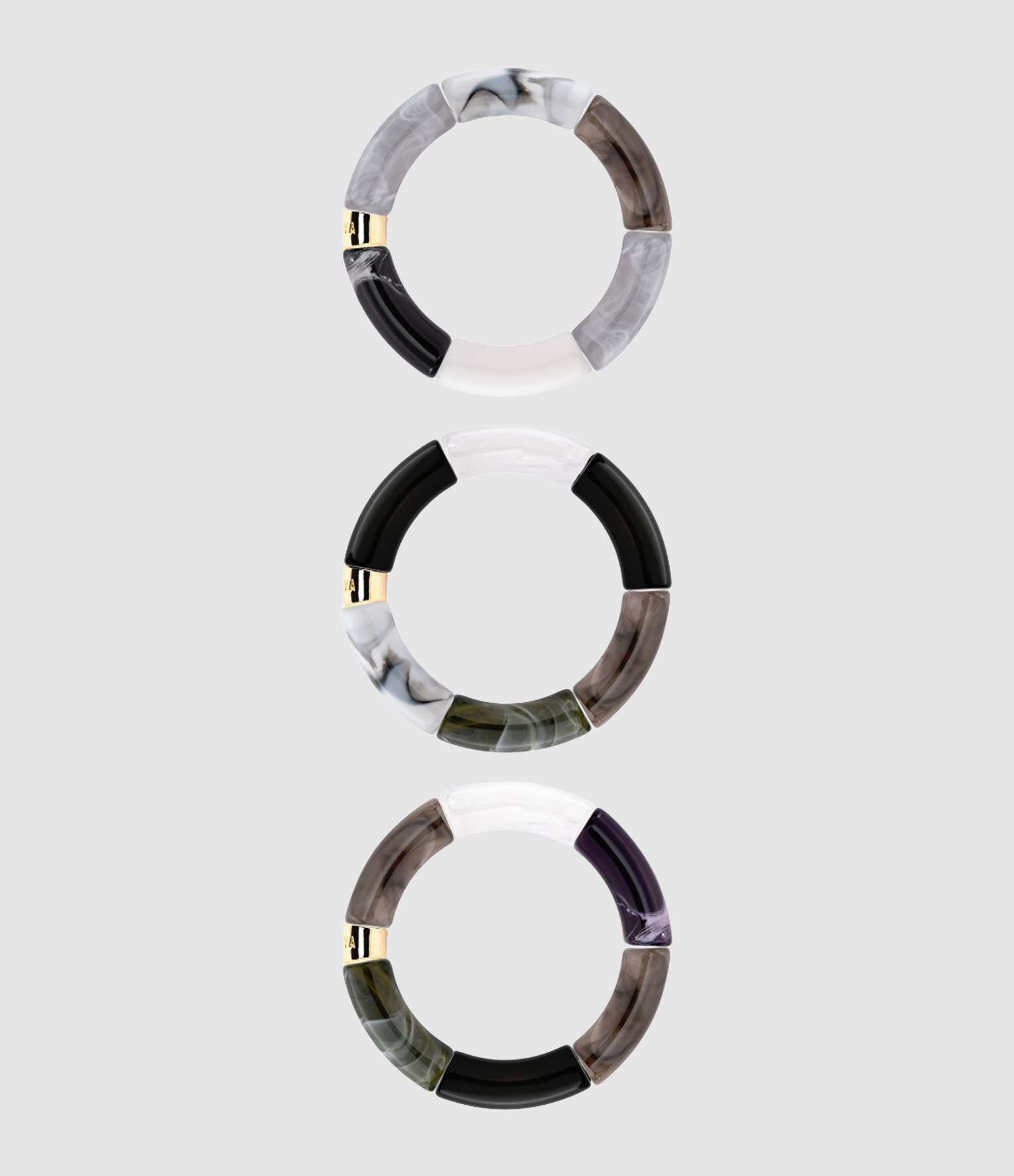 Bracelets Trio Alapi Gris