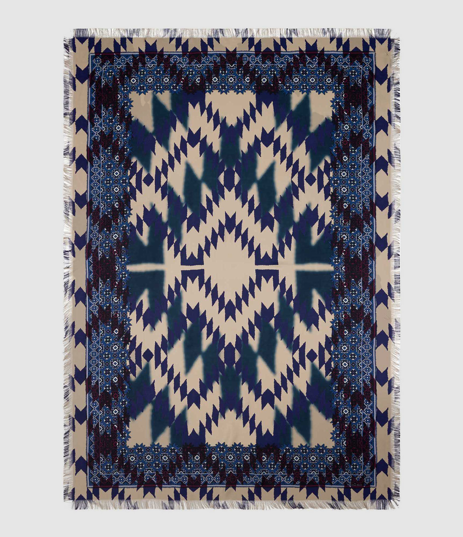Foulard Aloeuw Soie Multicolore