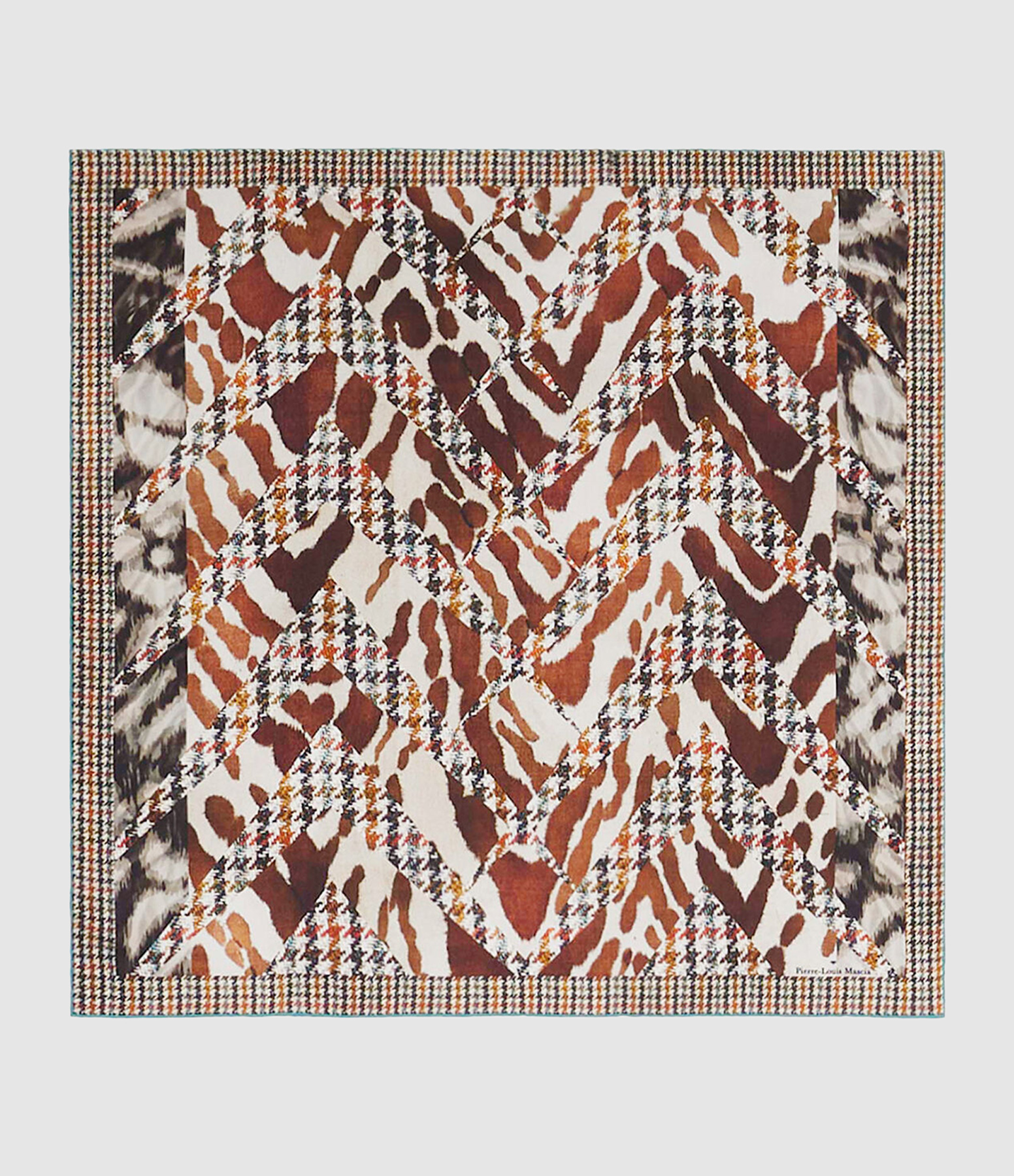 Foulard Aloeuw Soie 67x67 Multicolore