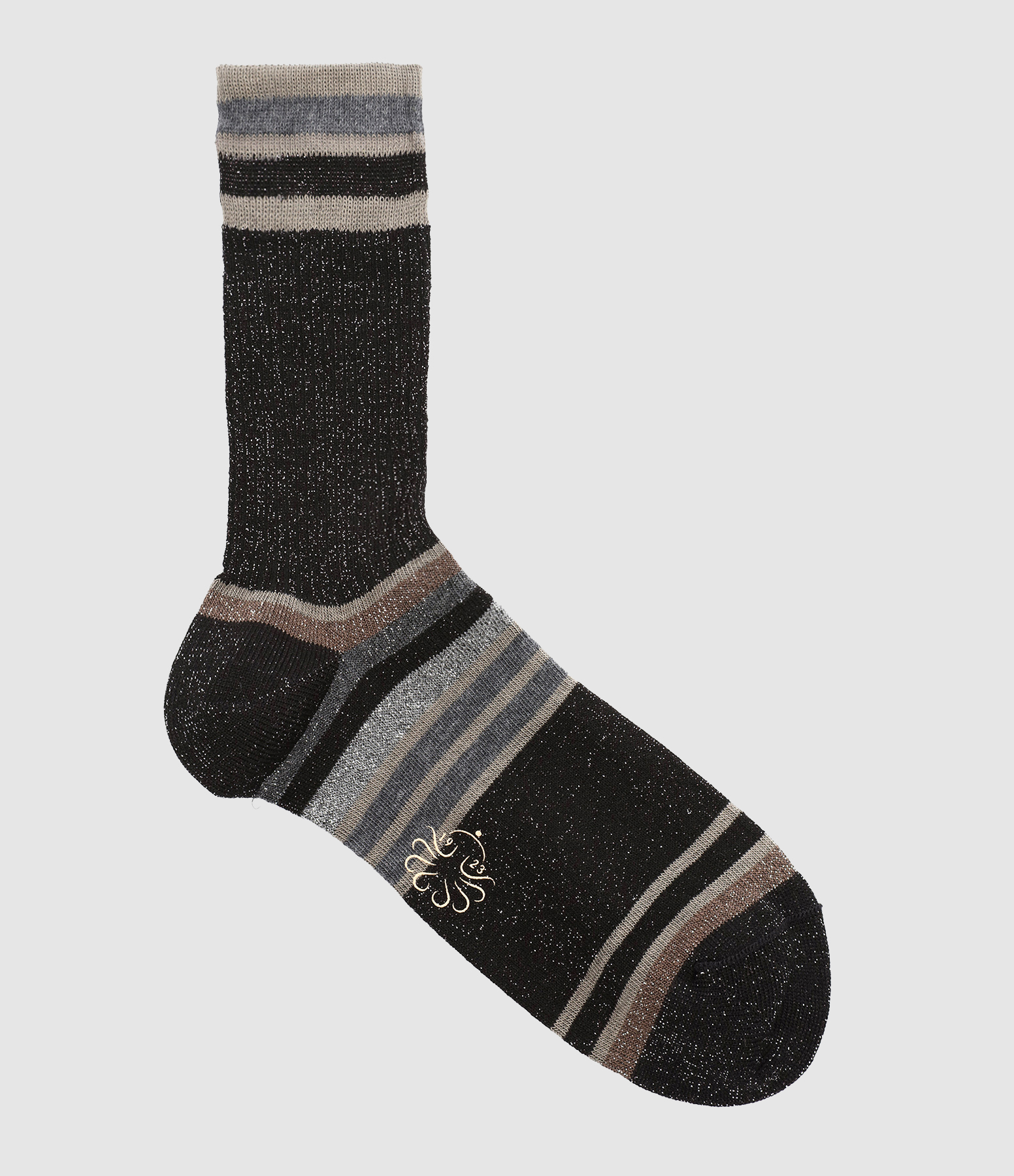 Alto Milano Nero 021 Chapo Corto Sock