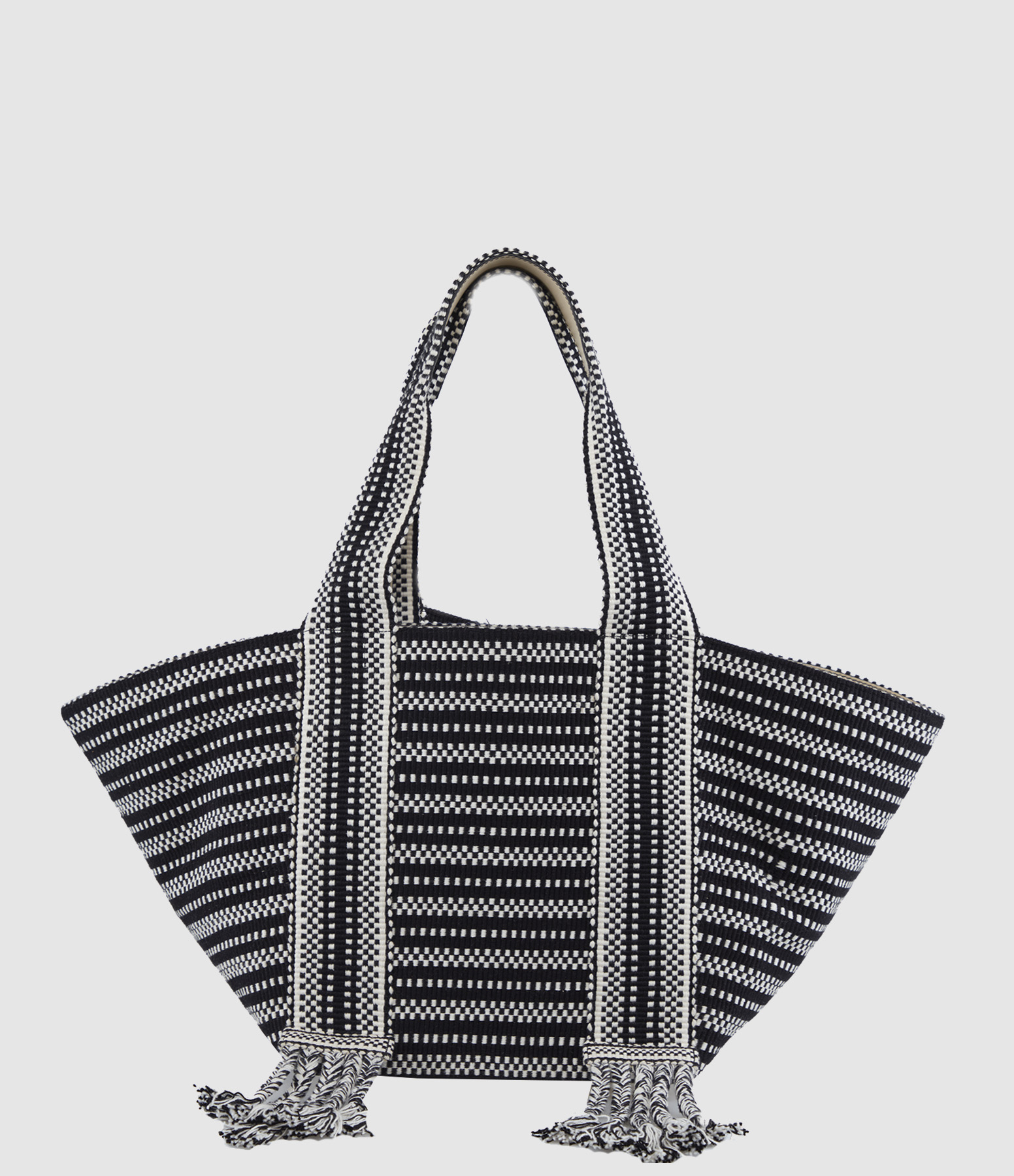 Sac Chulo Large Ivory-Black