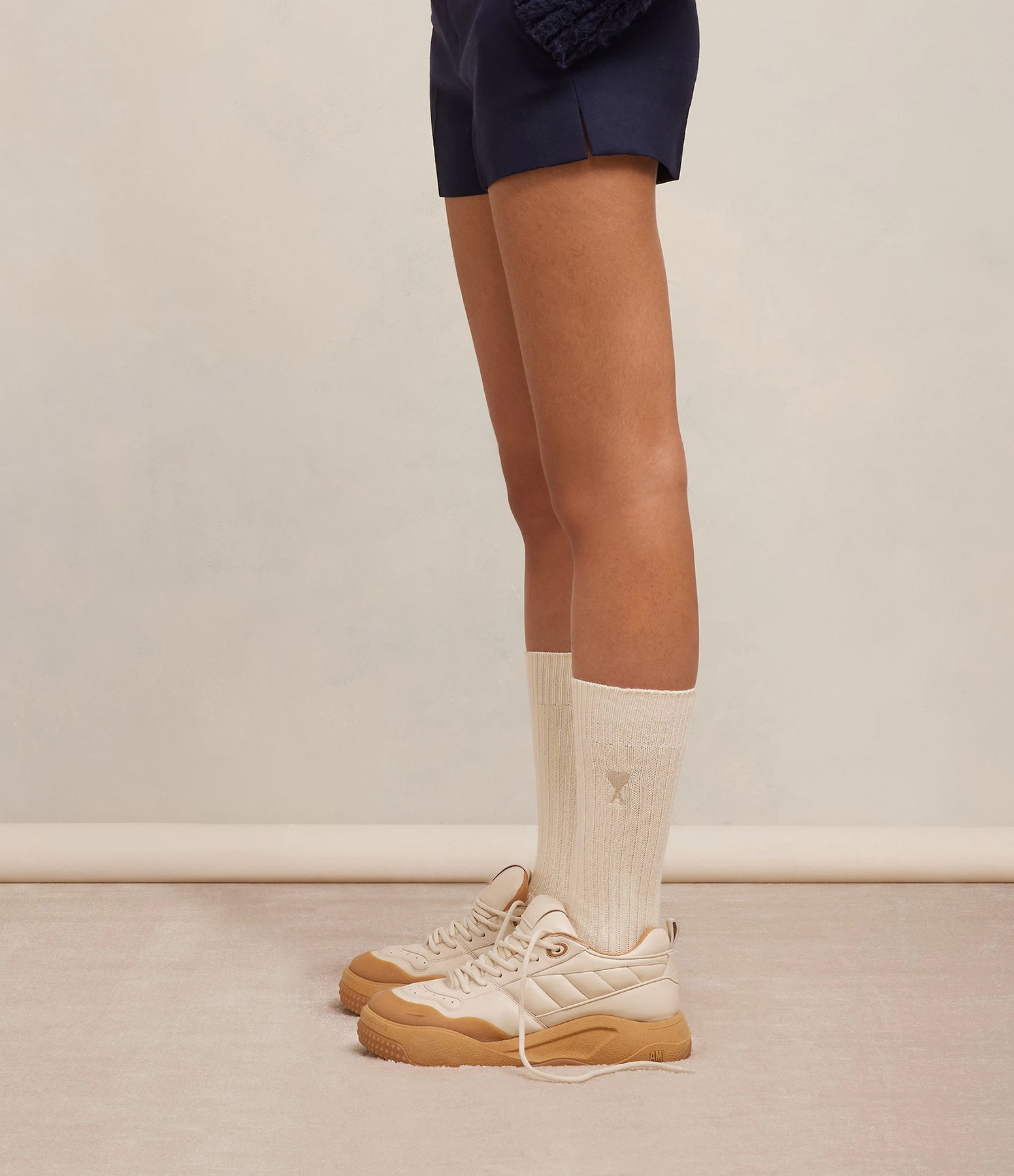Chaussettes Ami de Cœur Écru