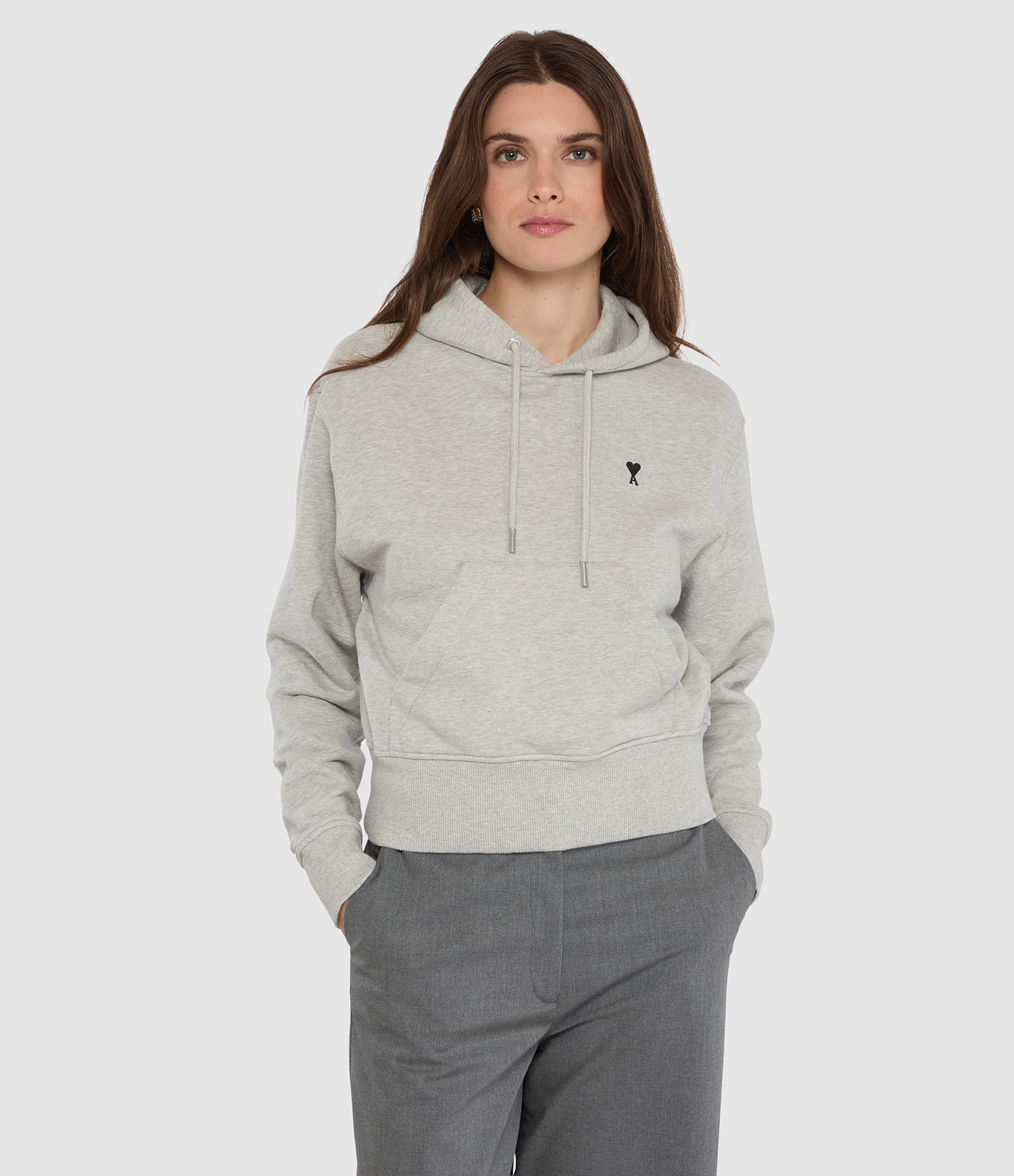 Sweatshirt Ami De Coeur Gris Cendre Chine Noir