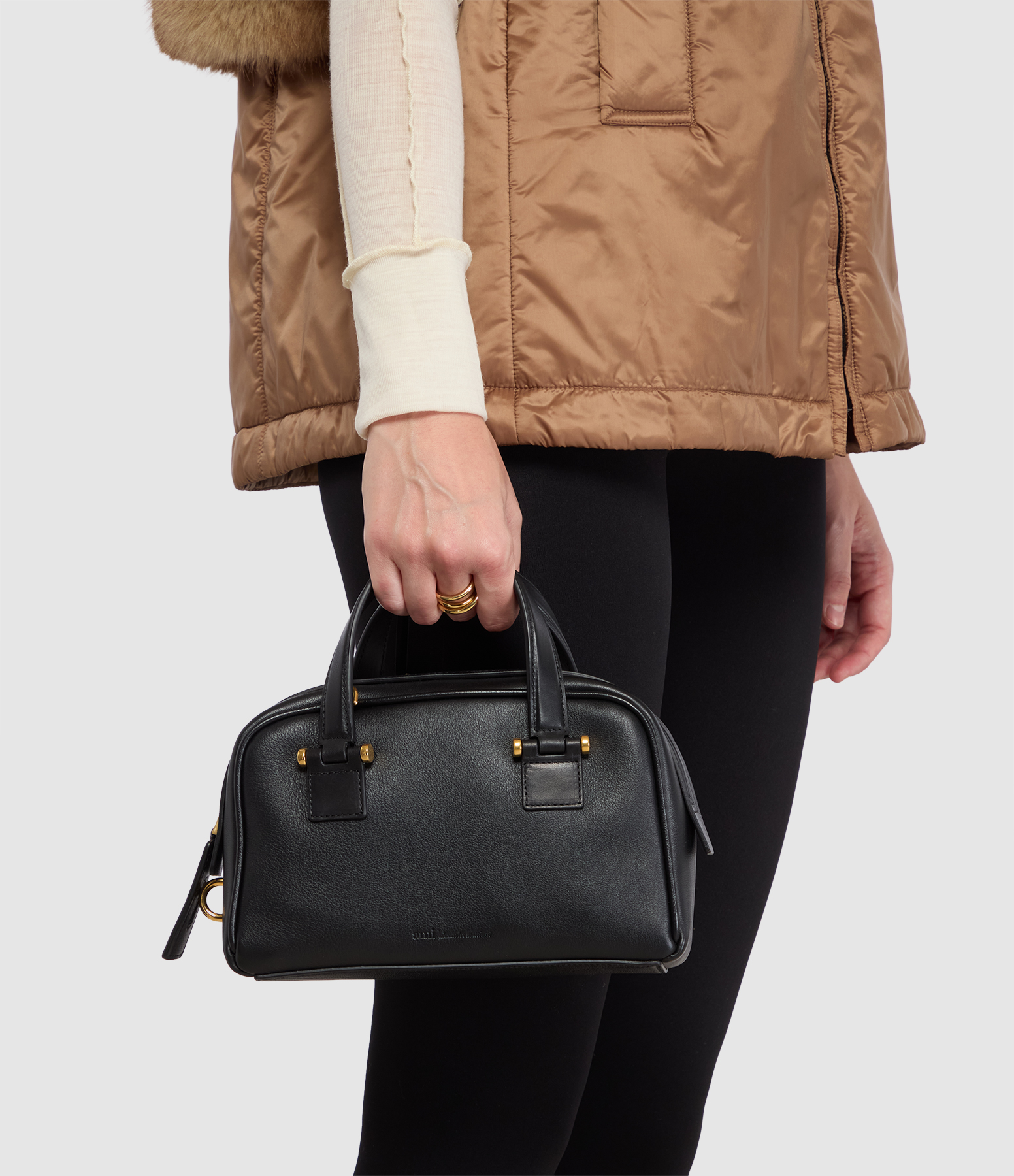 Sac Georges Small Bowling Noir