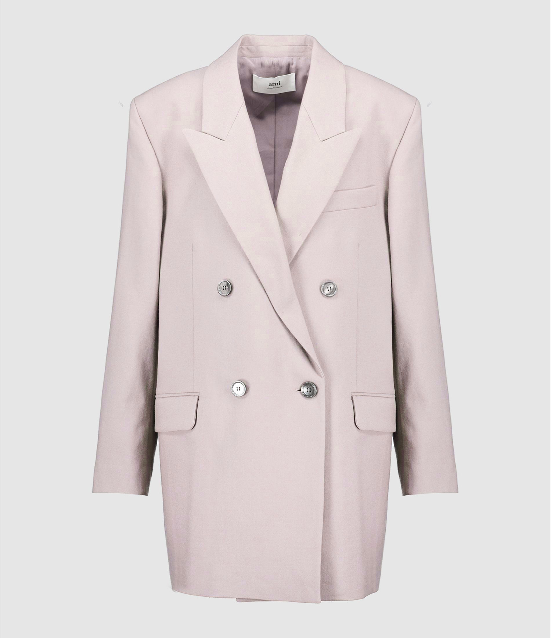 Blazer Laine Double Rose Poudre