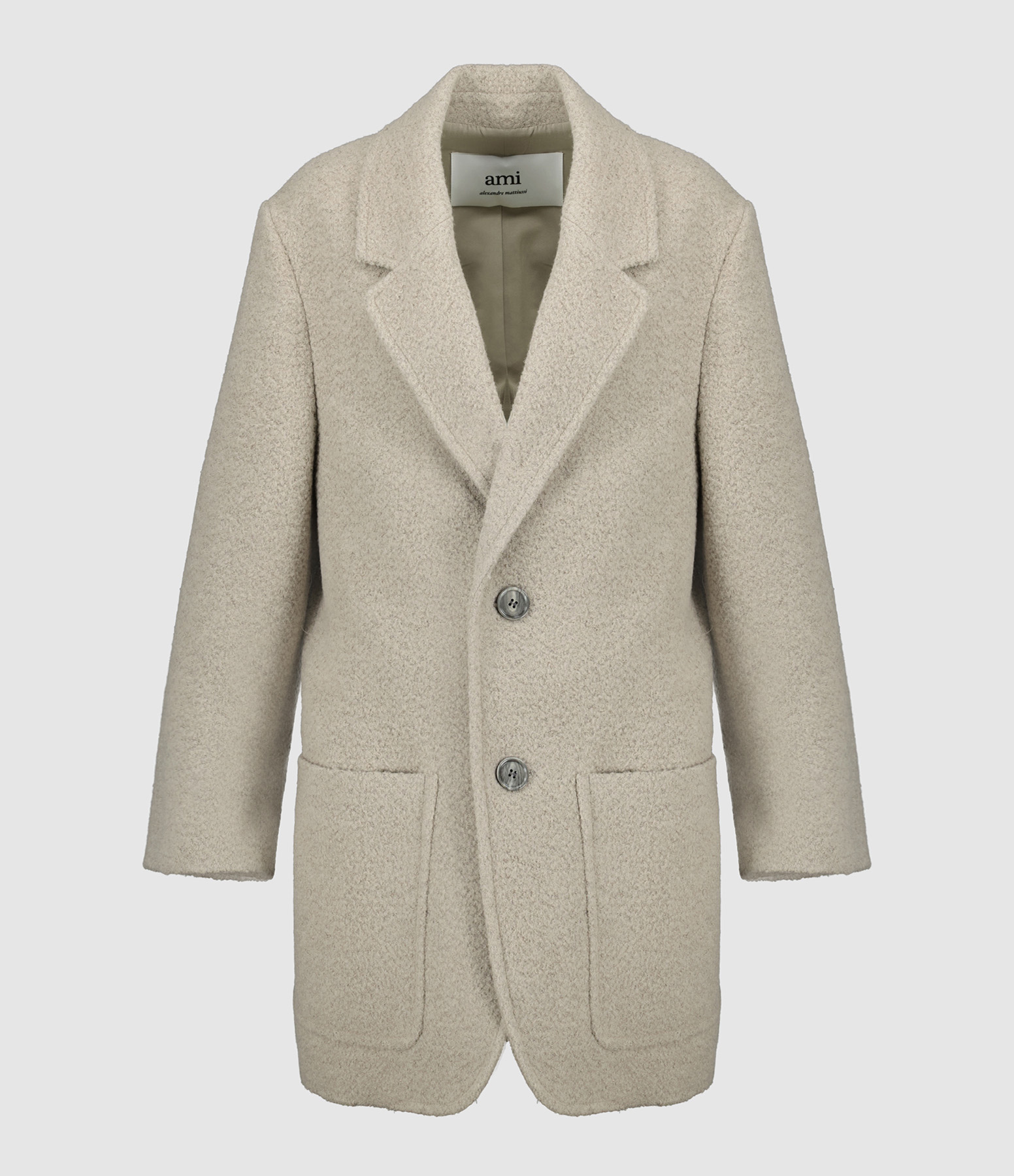 Manteau Boutons Argile