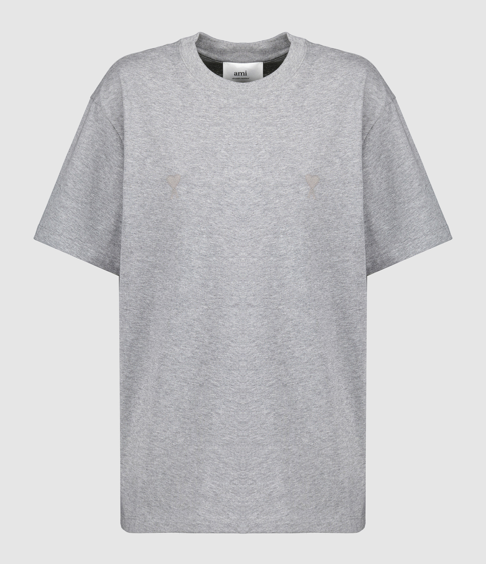 Tee-shirt Unisexe Ami de Cœur Gris Chiné