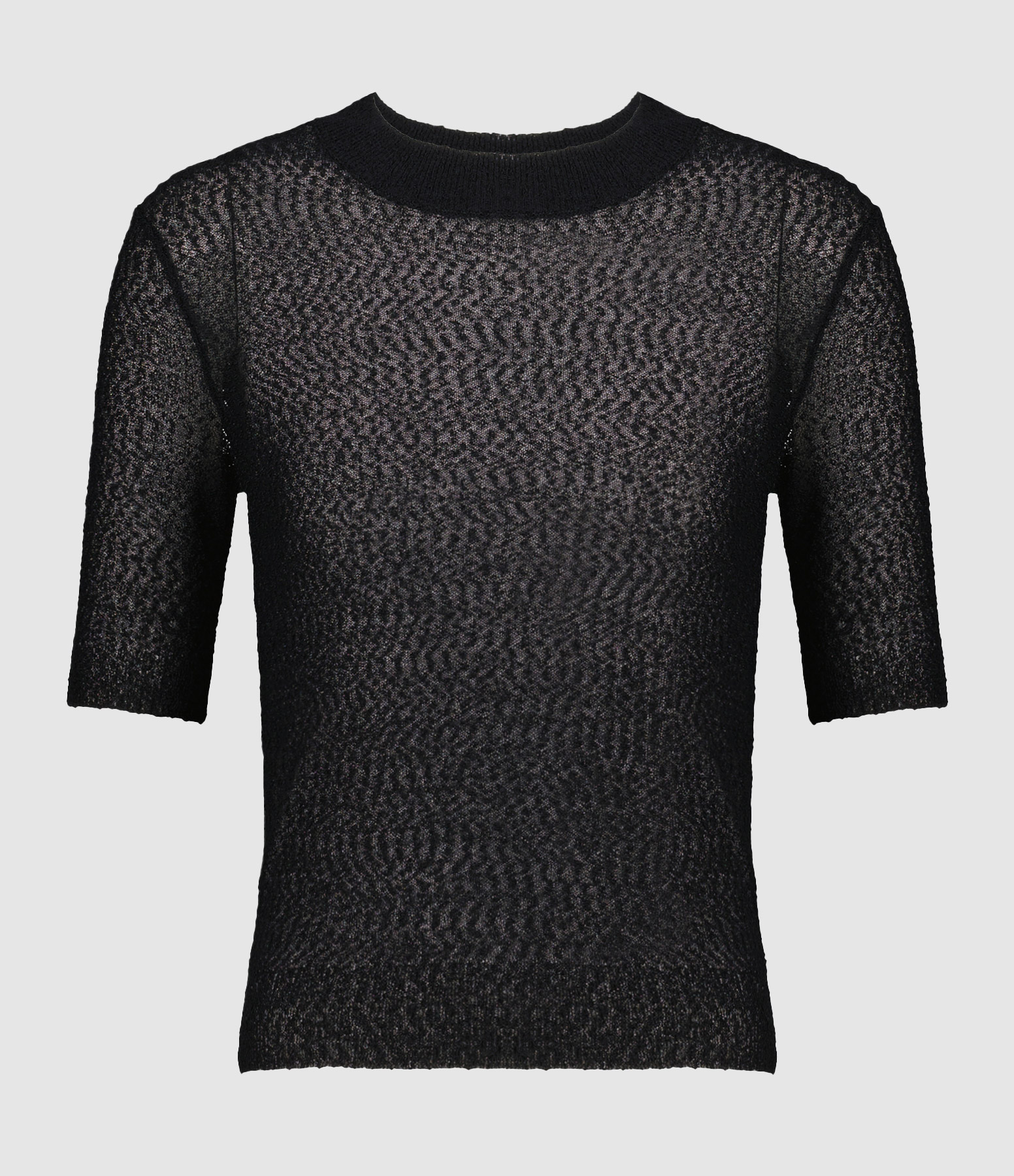 Tee-shirt Col Rond Noir