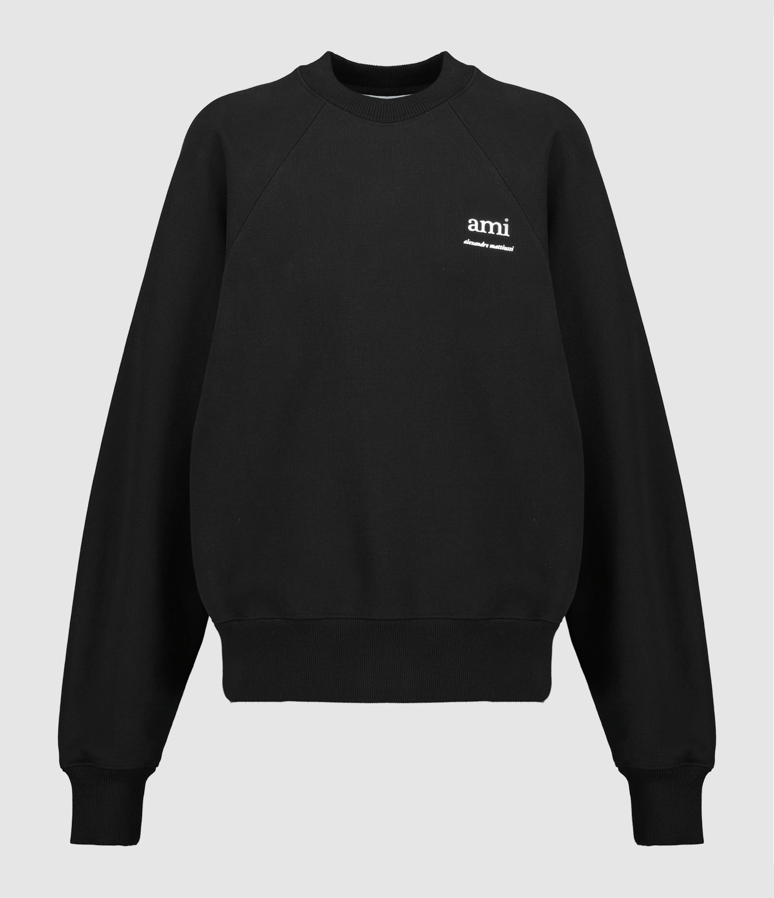 Sweatshirt Unisexe Ami de Cœur Alexandre Matiussi Coton Noir