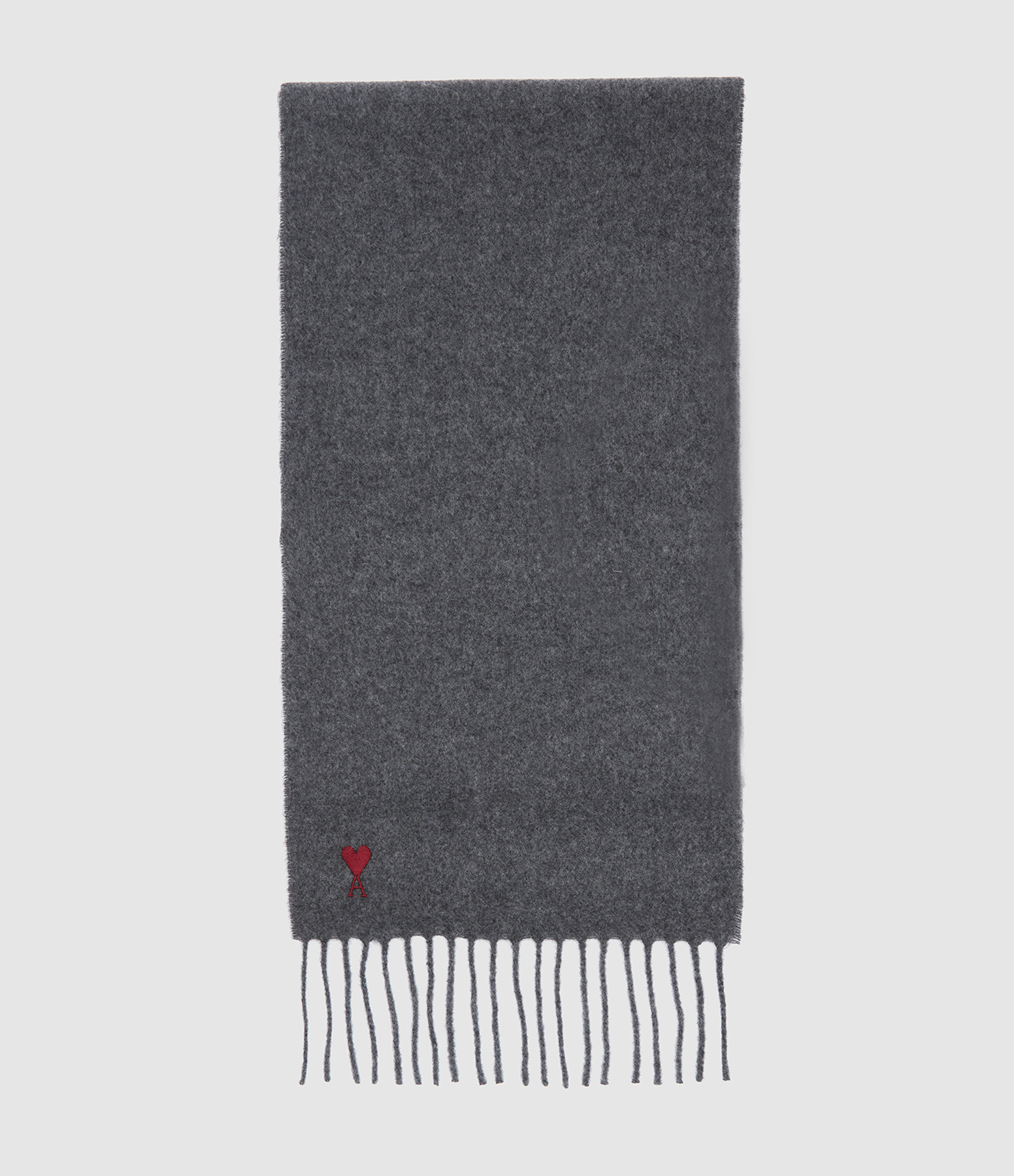Écharpe Ami de Cœur Rouge Gris Foncé