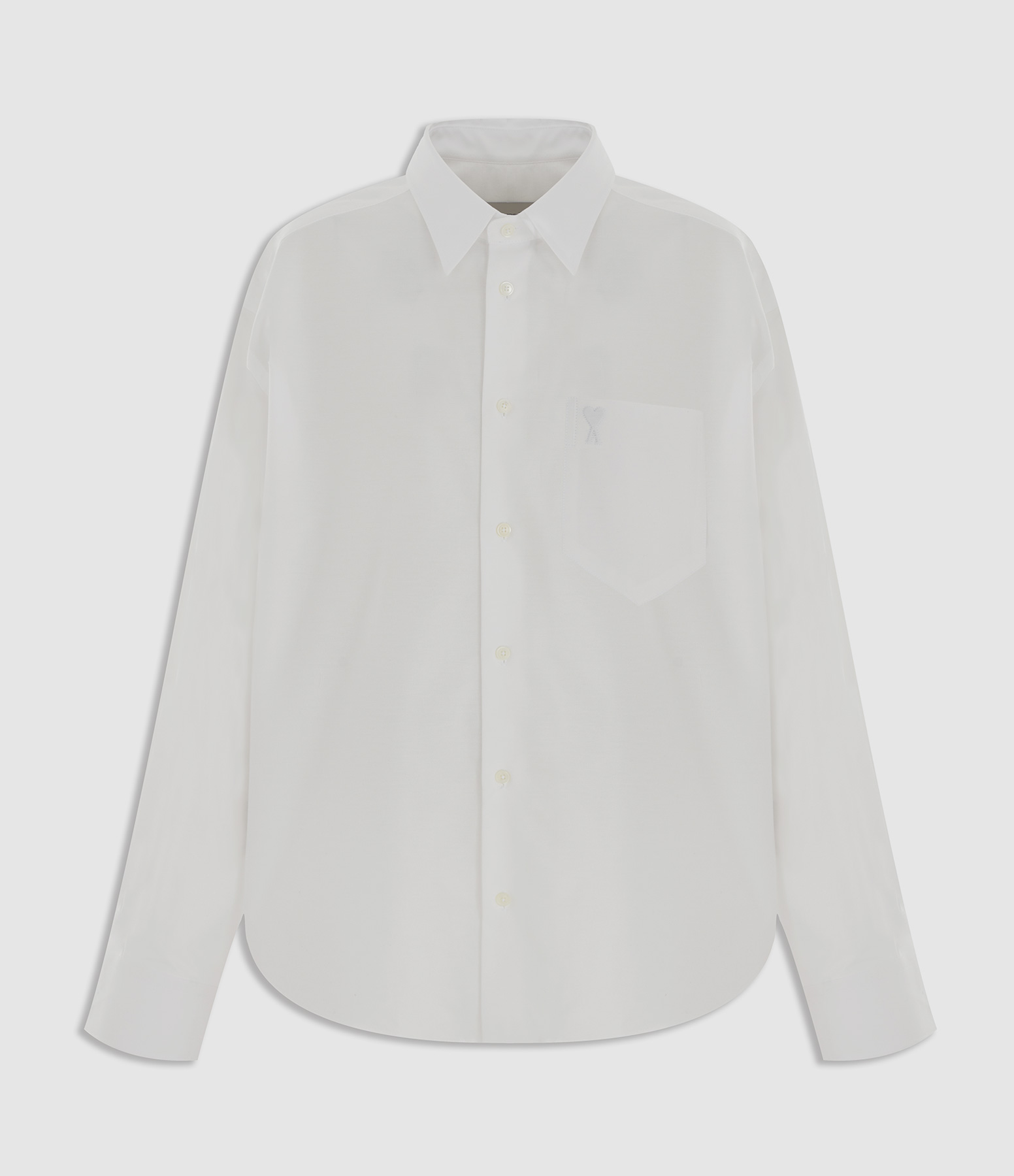 Chemise Boxy Ami de Cœur Embosse Blanc Naturel